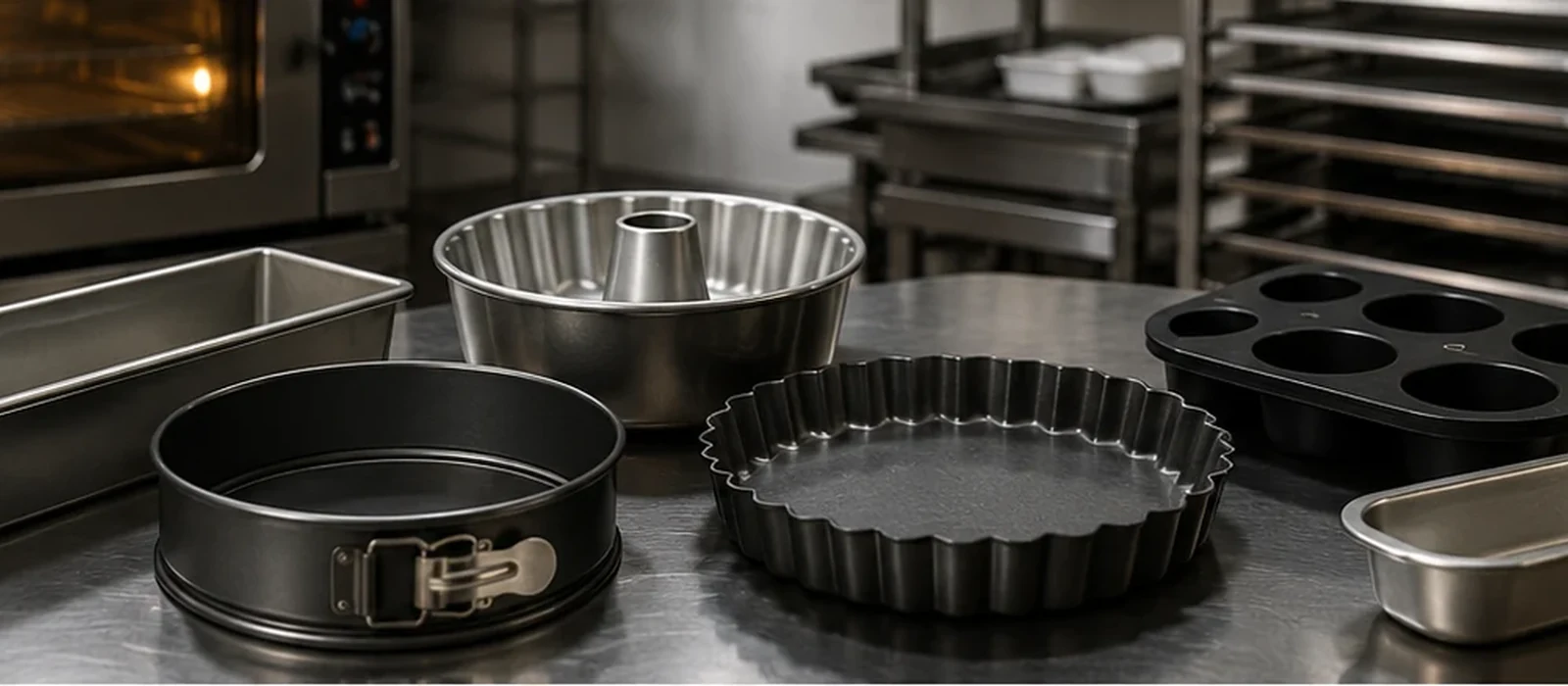 Muffinblech mit mehreren Muffins, gewerbliche Muffinförmchen