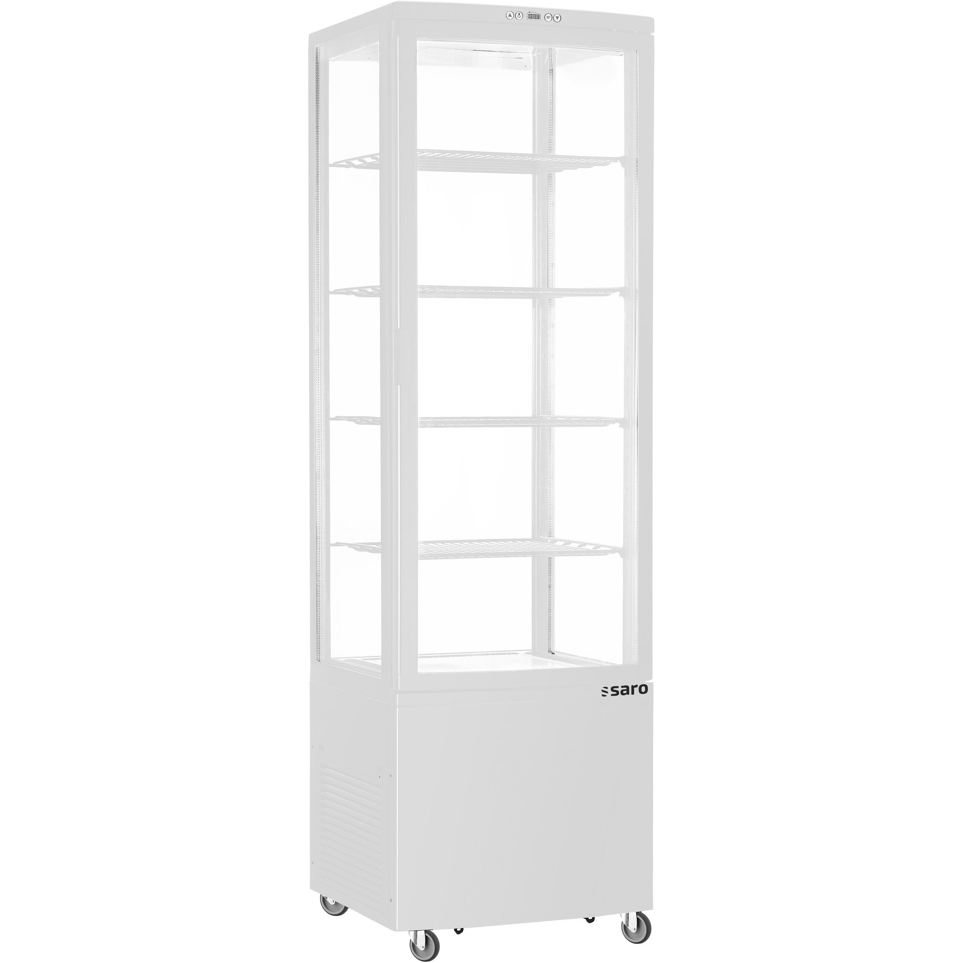 Kühlvitrine 235 Liter SVEN weiß