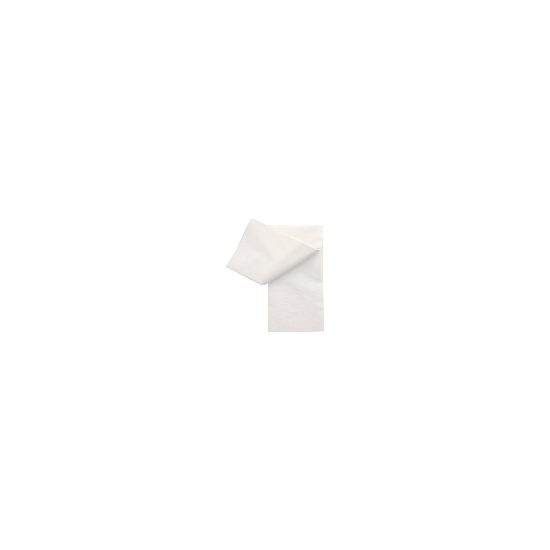 Servietten, 2-lagig 1/8-Falz 33 cm x 33 cm weiss