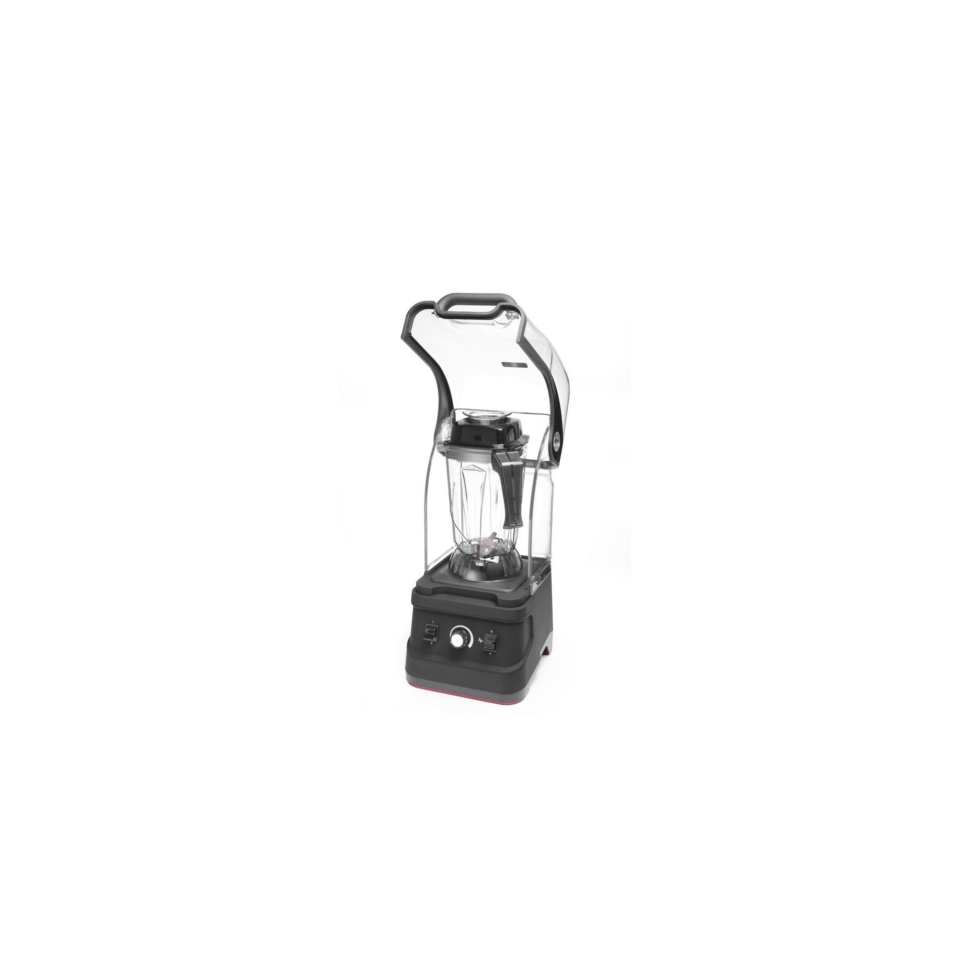 Mixer mit Schallschutzhaube, 2,5L, Schwarz, 220-240V/1680W, 250x300x(H)540mm Mixer mit Schallschutzhaube, 2,5L, Schwarz, 220-240V/1680W, 250x300x(H)540mm