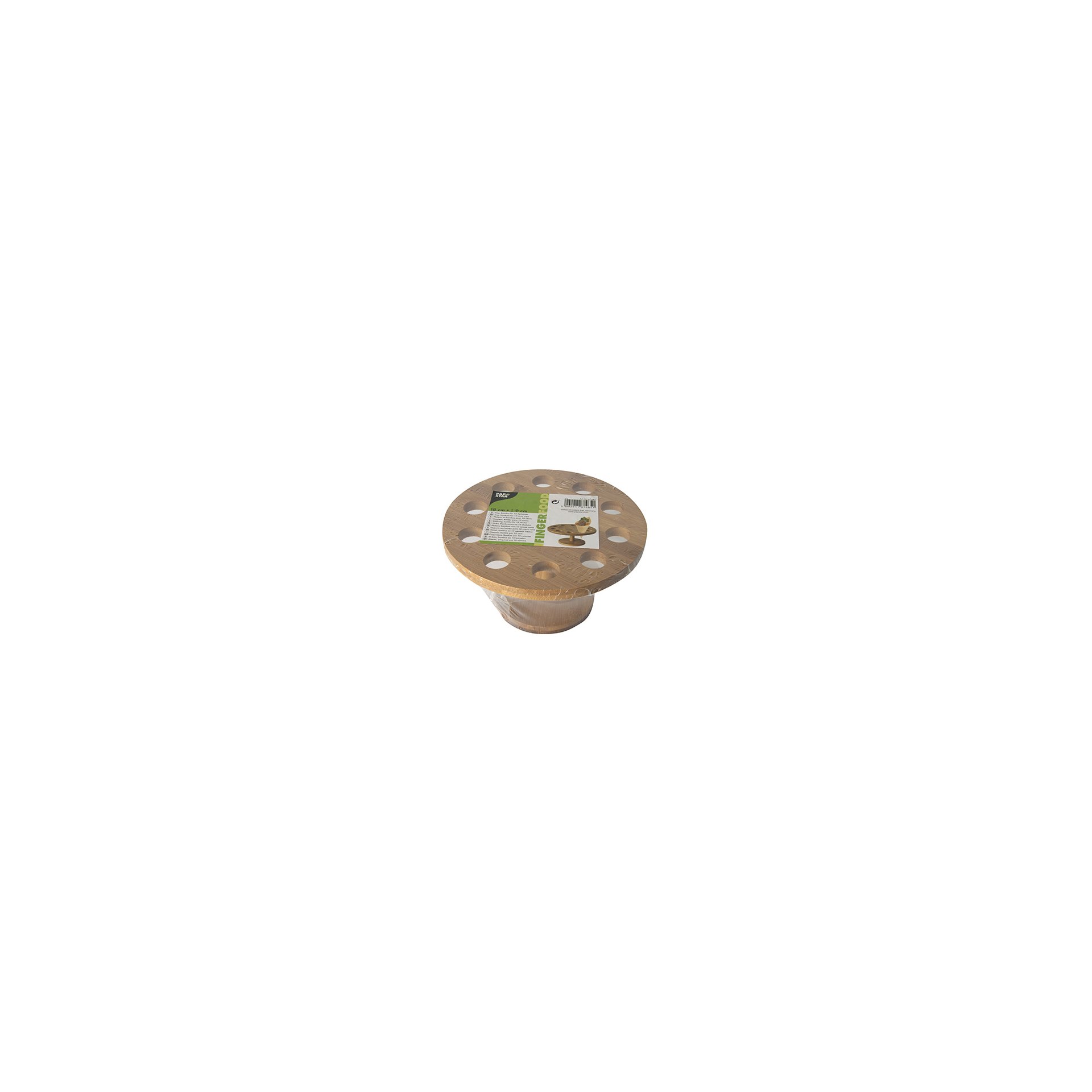 Tray, Bambus "pure" rund Ø 18 cm · 9 cm für 10 Spitztüten Tray, Bambus "pure" rund Ø 18 cm · 9 cm für 10 Spitztüten