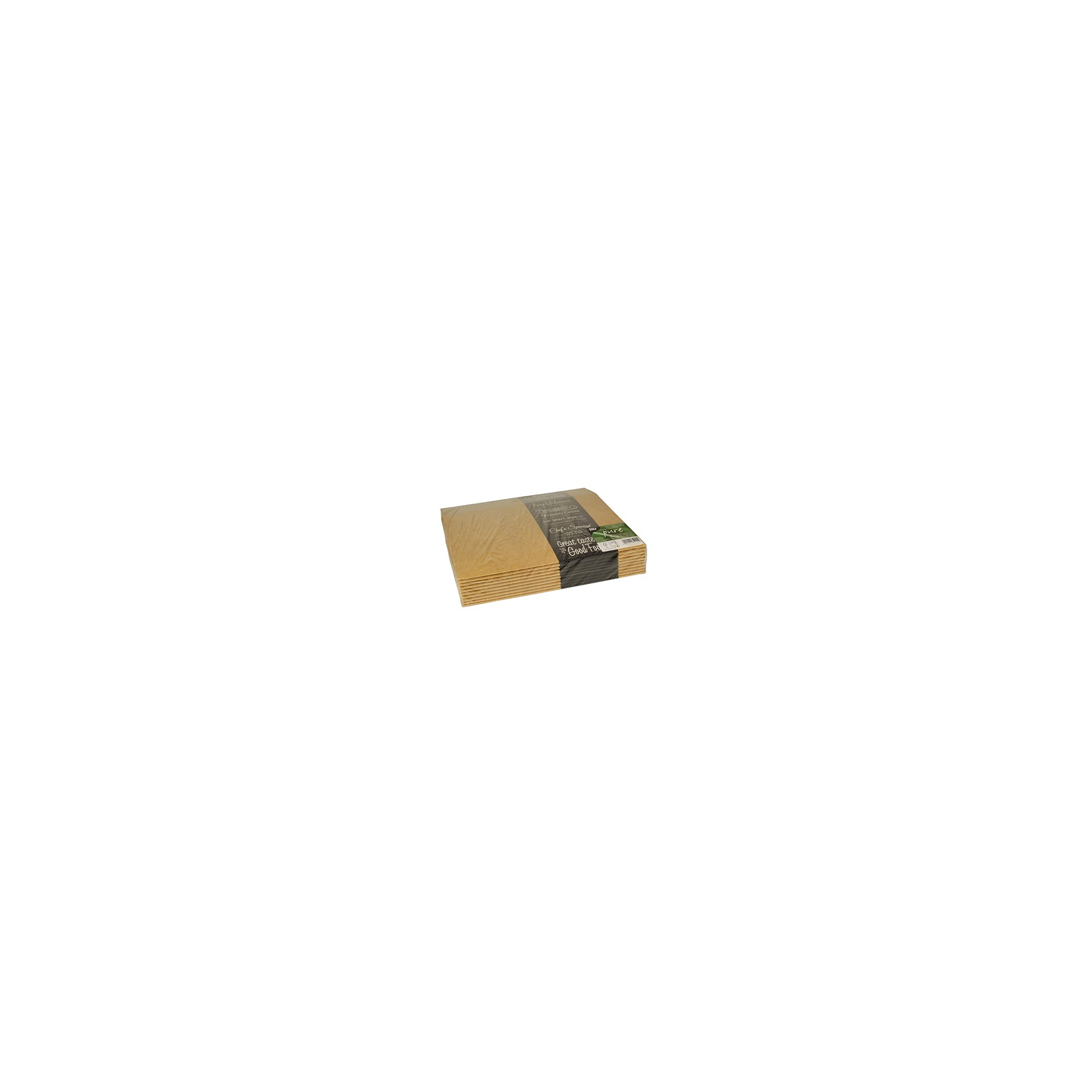 Transport- und Catering-Kartons "pure" eckig 8 cm x 24,5 cm x 35,5 cm "Good Food" klein