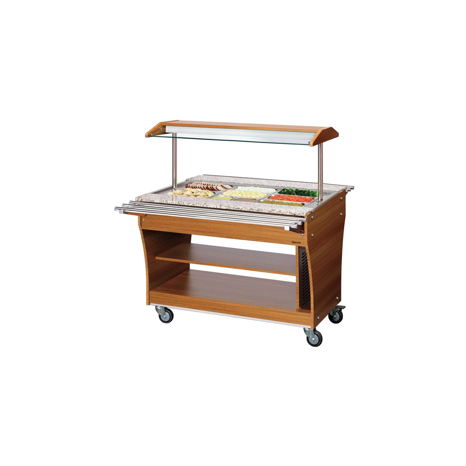 Buffetwagen, warm, 3x 1/1GN