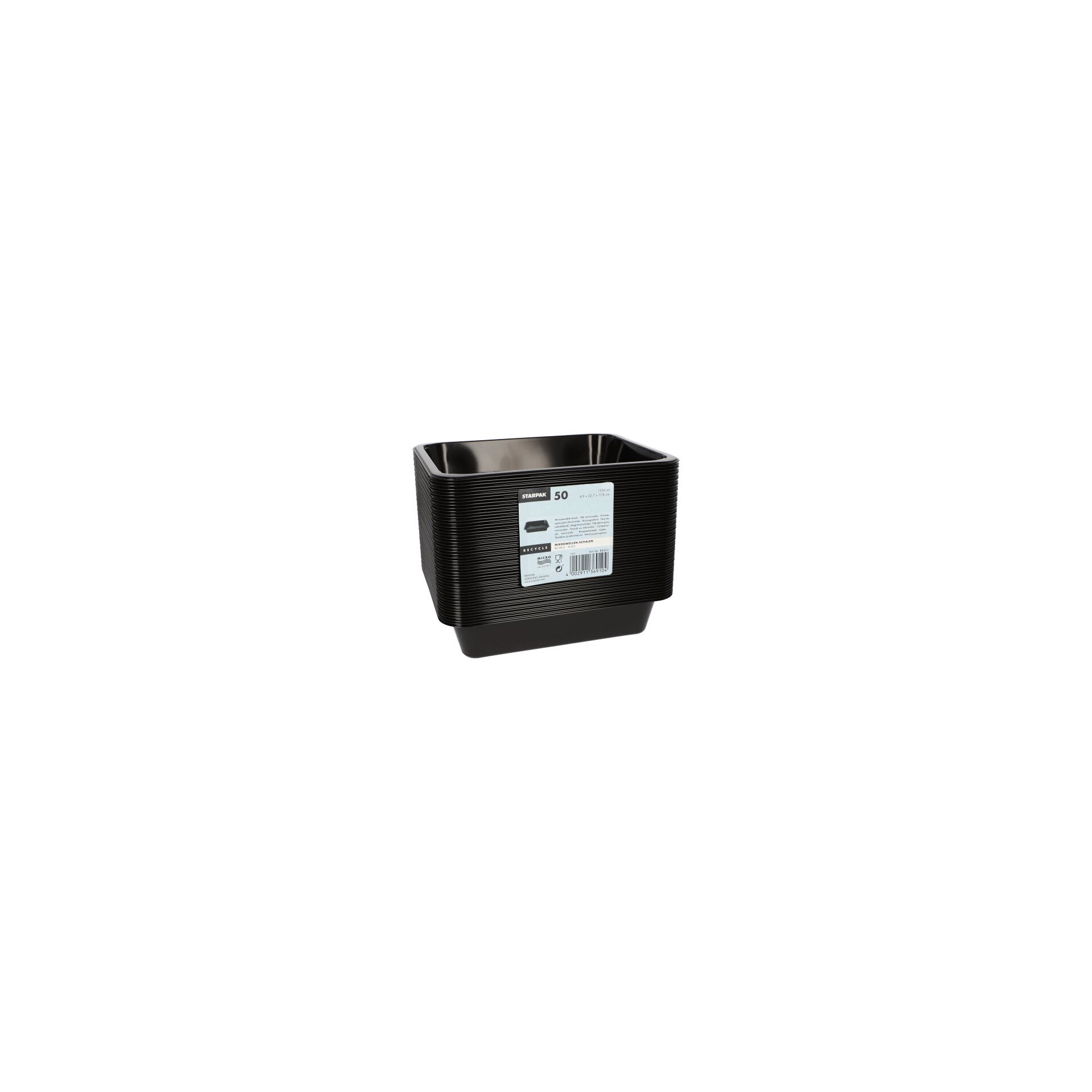 Mikrowellenschalen, PP ungeteilt 1330 ml 4,9 cm x 22,7 cm x 17,8 cm schwarz Mikrowellenschalen, PP ungeteilt 1330 ml 4,9 cm x 22,7 cm x 17,8 cm schwarz