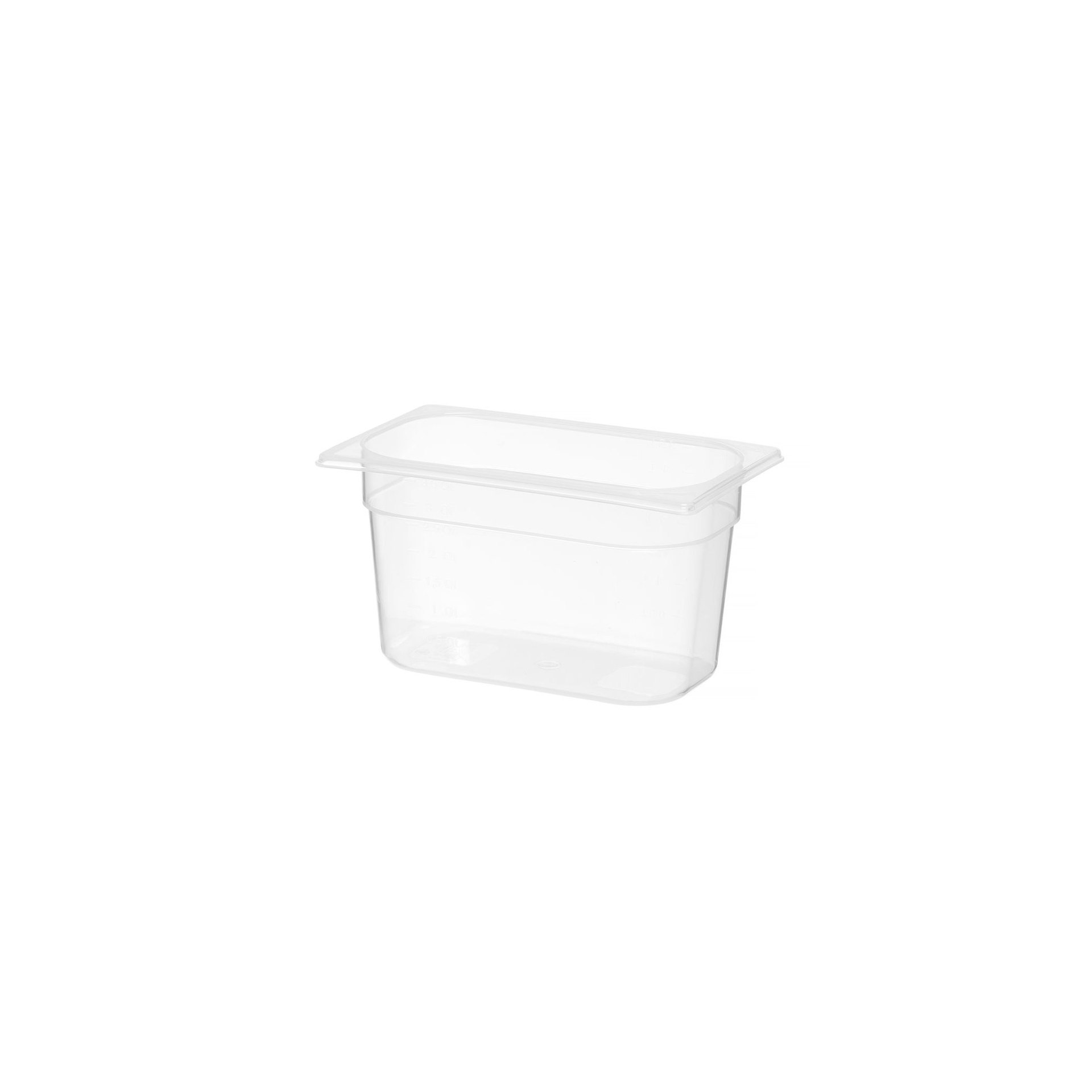 Gastronorm-Behälter 1/4, Profi Line, GN 1/4, 4L, Transparent, 265x162x(H)150mm Gastronorm-Behälter 1/4, Profi Line, GN 1/4, 4L, Transparent, 265x162x(H)150mm