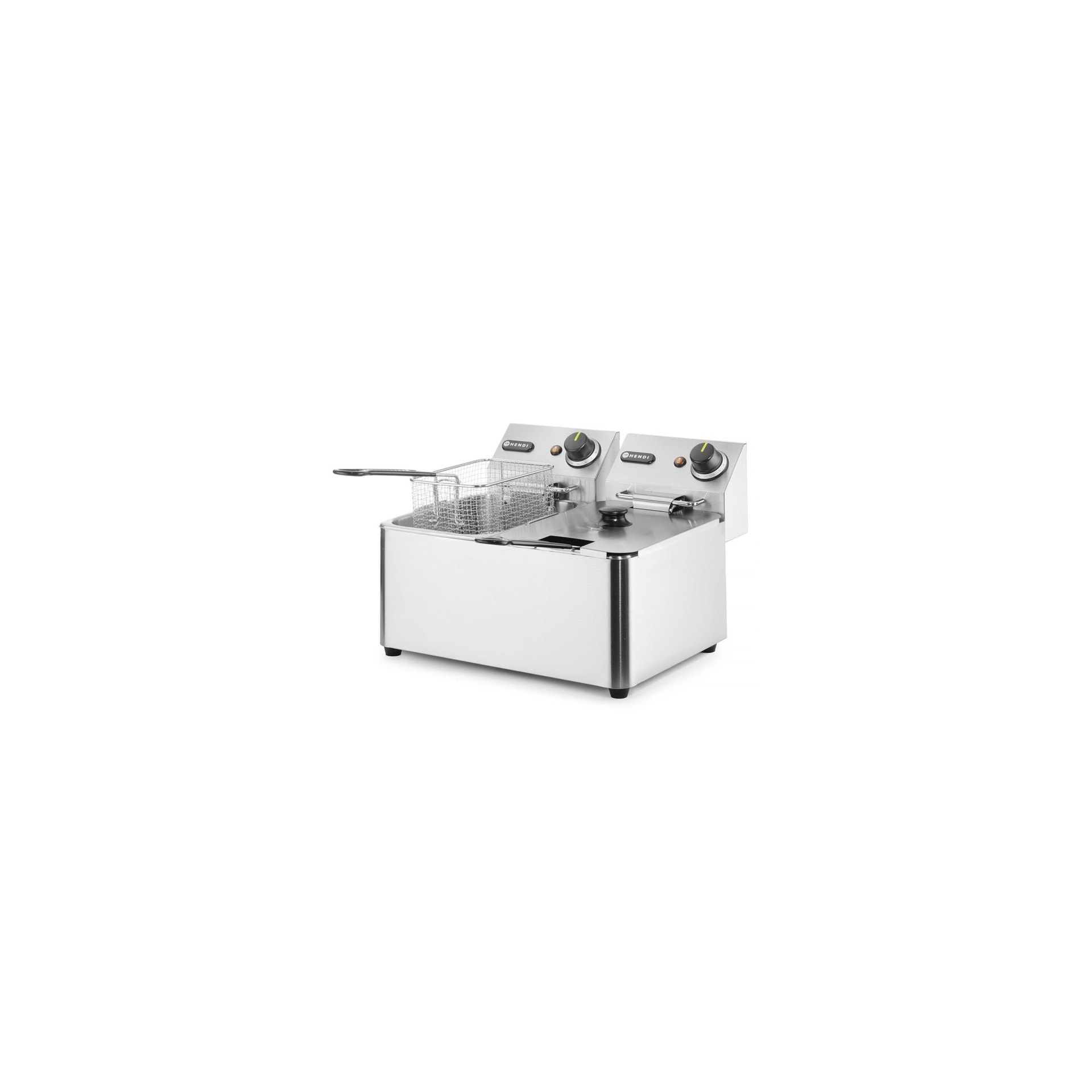 Fritteuse, 2 x 4 l, Kitchen Line, 8L, 230V/6000W, 470x380x(H)315mm Fritteuse, 2 x 4 l, Kitchen Line, 8L, 230V/6000W, 470x380x(H)315mm