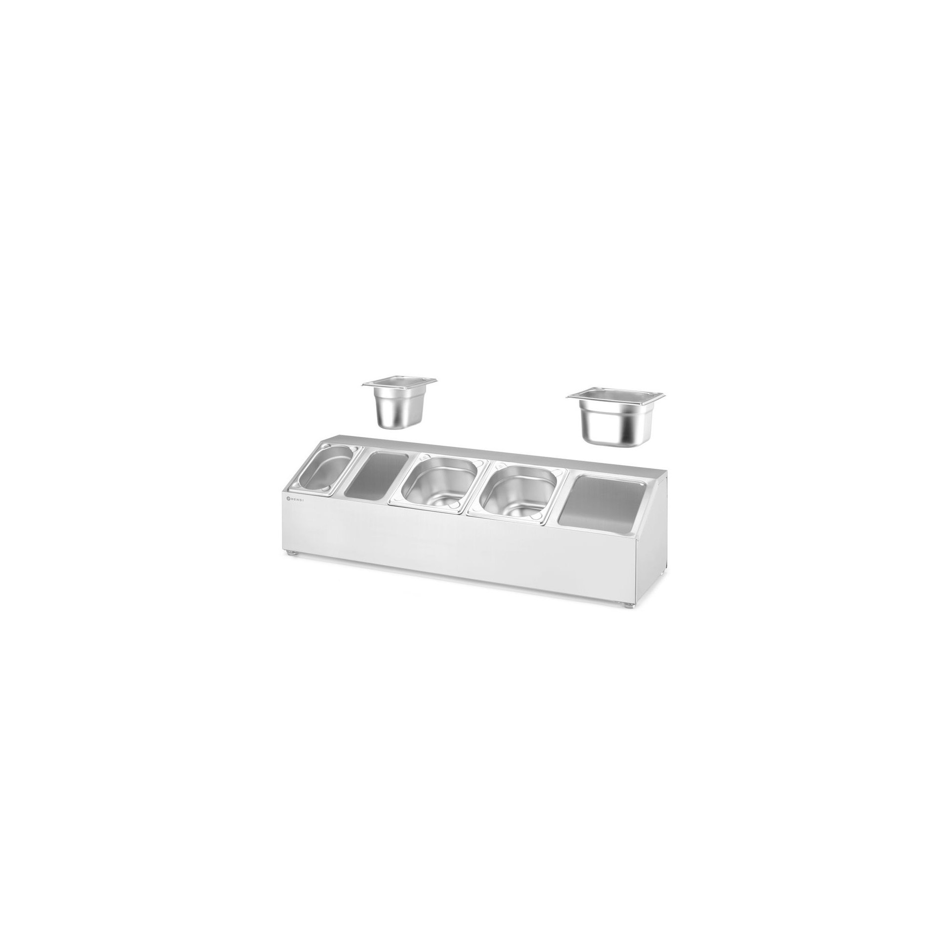 Halterung für Gastronorm-Behälter, 5 Fächer, 745x245x(H)215mm Halterung für Gastronorm-Behälter, 5 Fächer, 745x245x(H)215mm