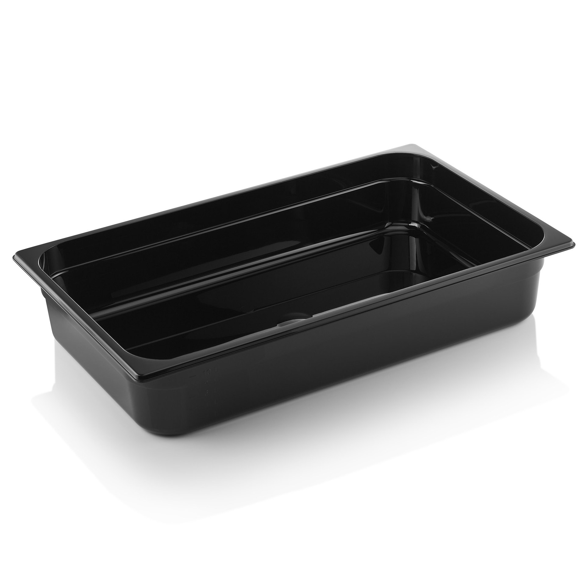 GN Behälter GN 96 BLACK 1/1-100 mm, schwarz, Polycarbonat