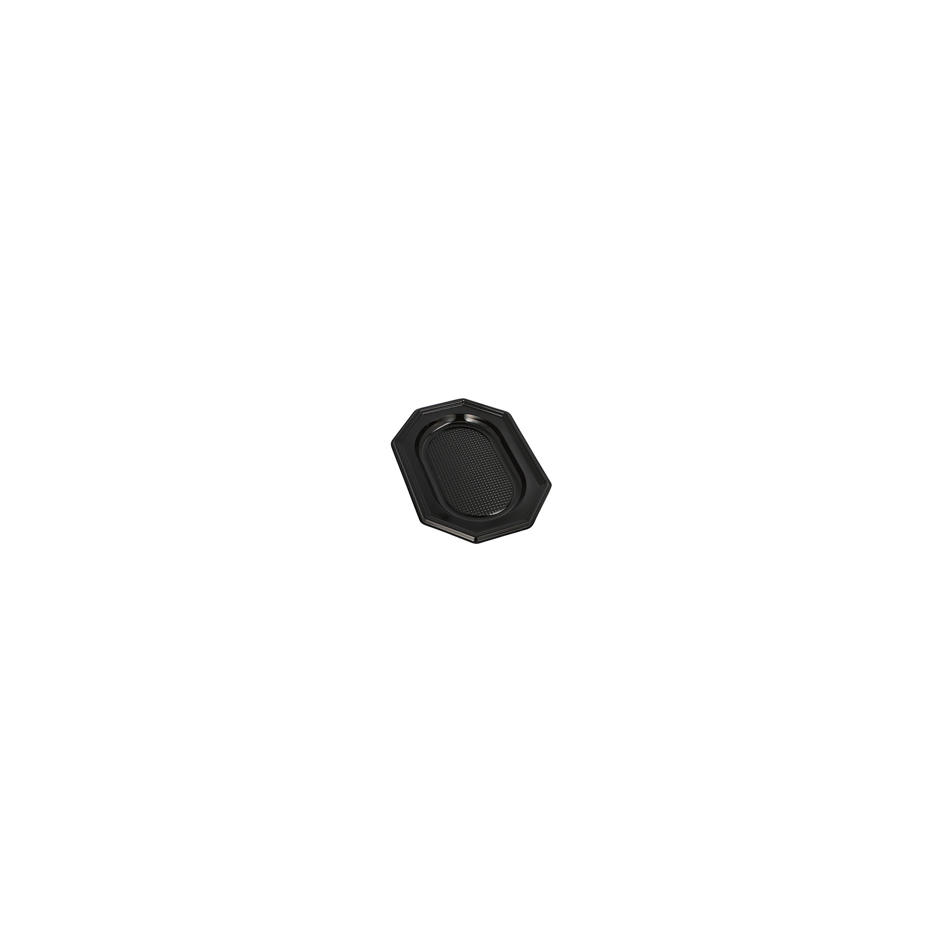 Servierplatten, PET 21 cm x 29 cm schwarz