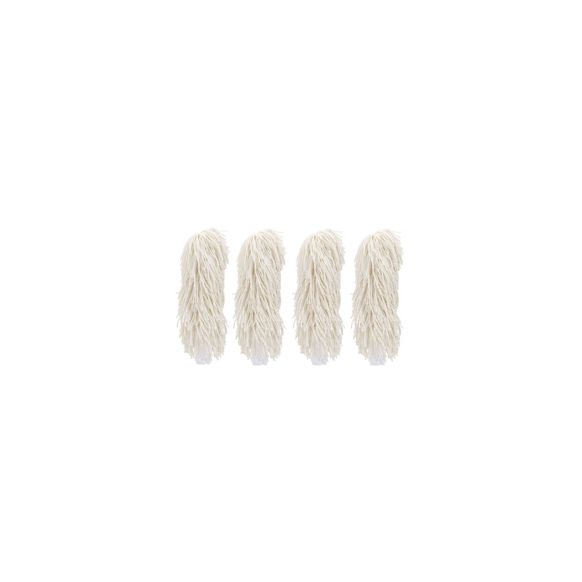 Bürsten für Glaspolierer – 2 Stück, Groß, Weiß, 235x55mm