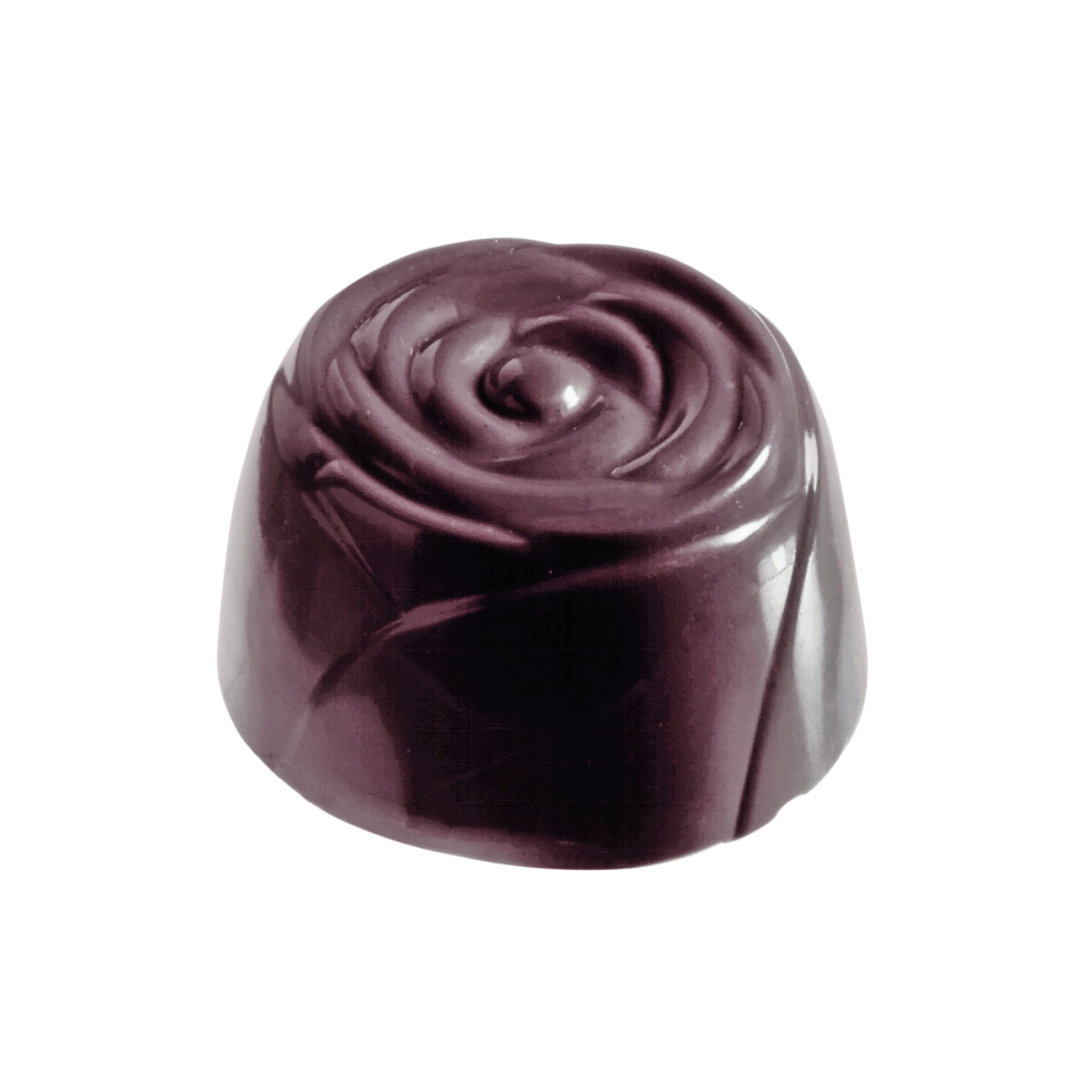 Schokoladen Form – Rose, 34 x 34 x 20 mm Schokoladen Form – Rose, 34 x 34 x 20 mm