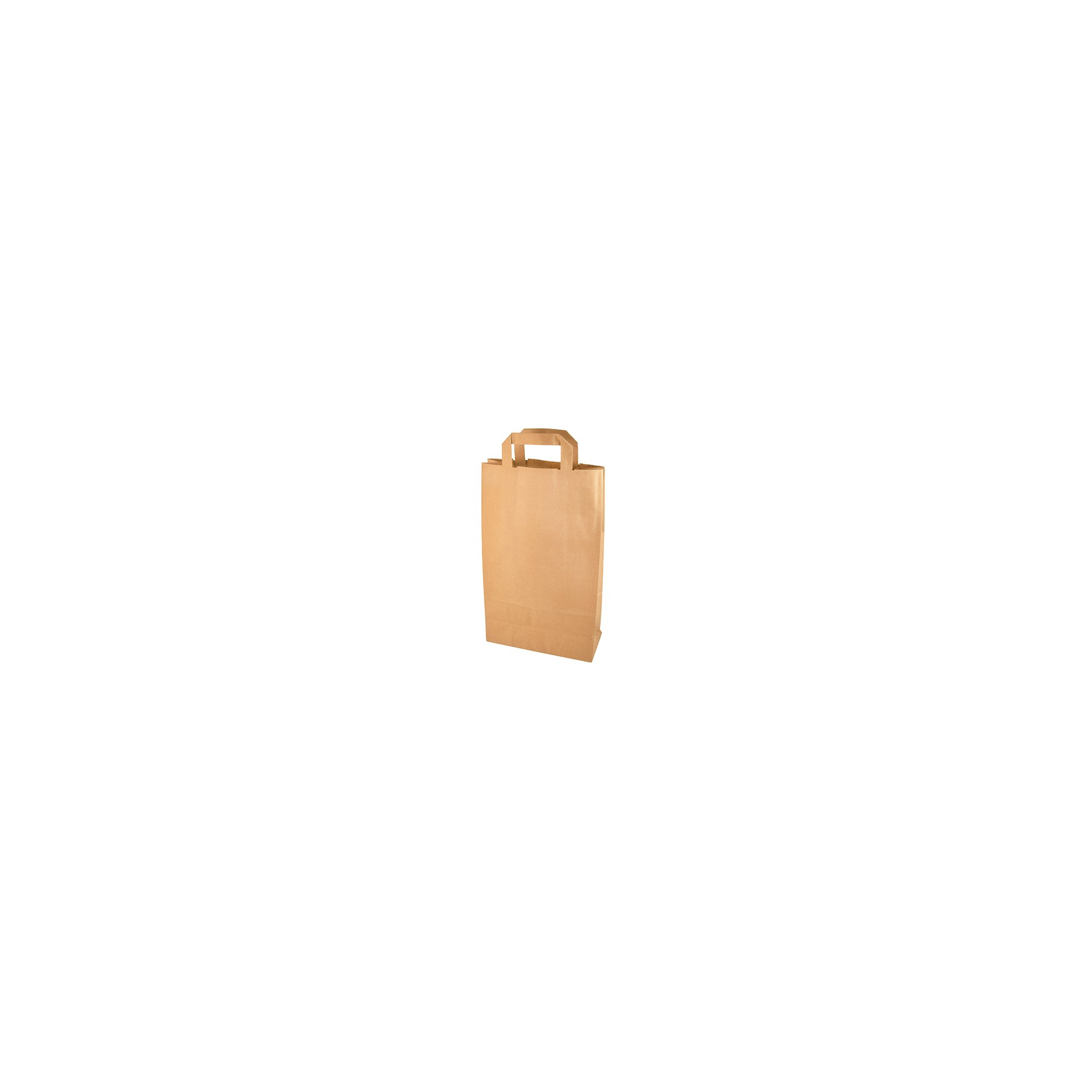 Tragetaschen, Papier 36 cm x 22 cm x 10 cm braun mit Tragegriff Tragetaschen, Papier 36 cm x 22 cm x 10 cm braun mit Tragegriff