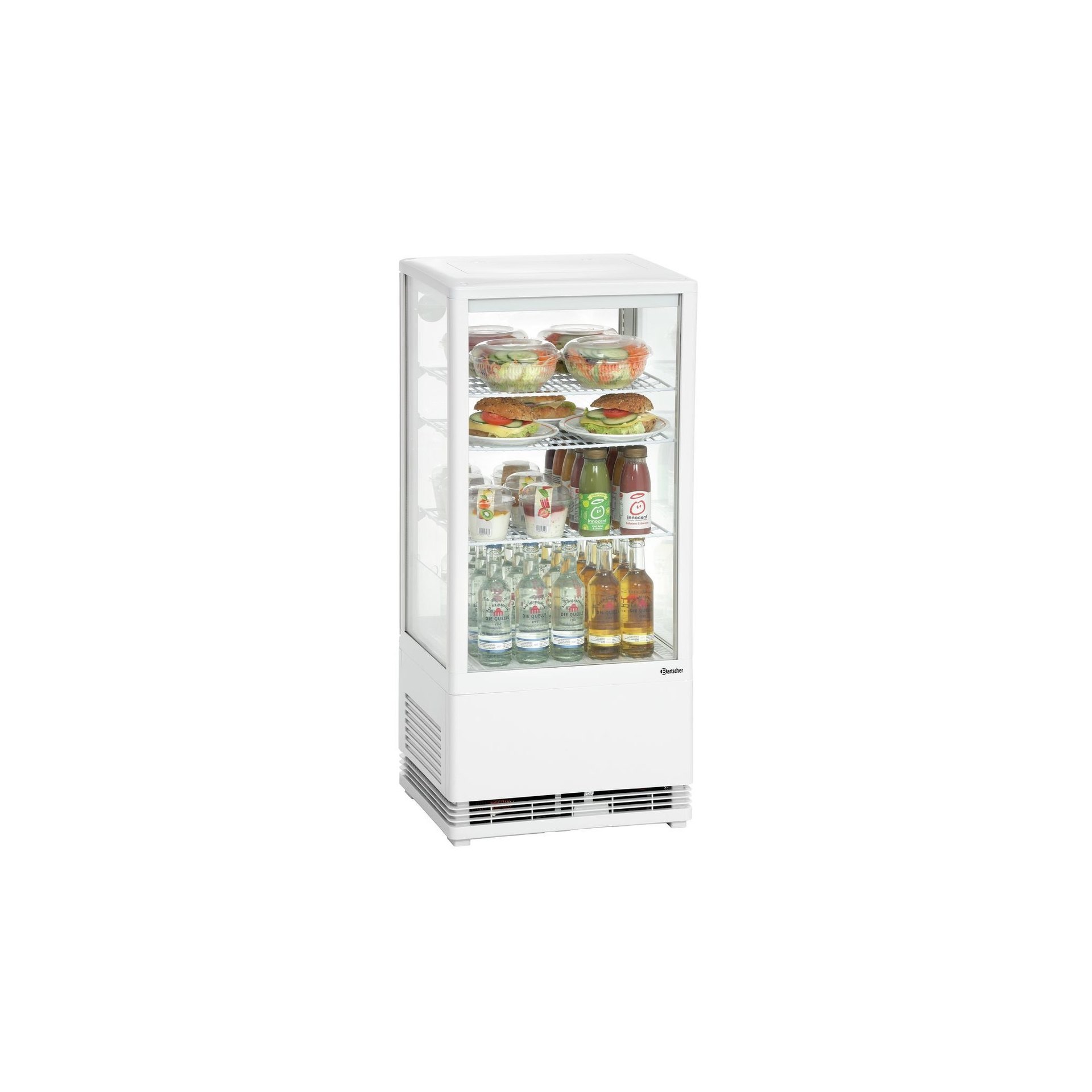 Mini-Kühlvitrine 78L, weiß