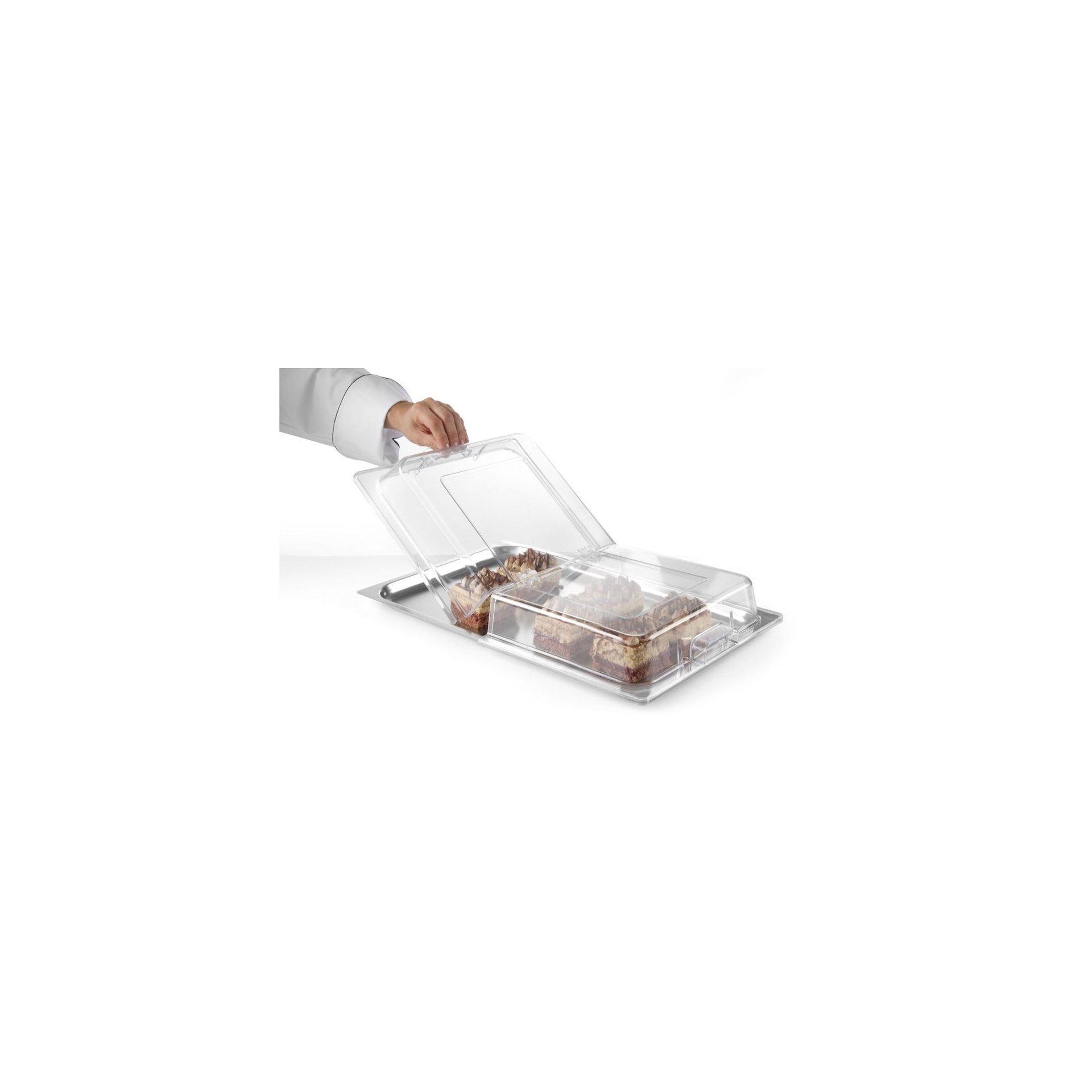 Präsentationshaube GN 1/1, GN 1/1, 530x325x(H)76mm Präsentationshaube GN 1/1, GN 1/1, 530x325x(H)76mm