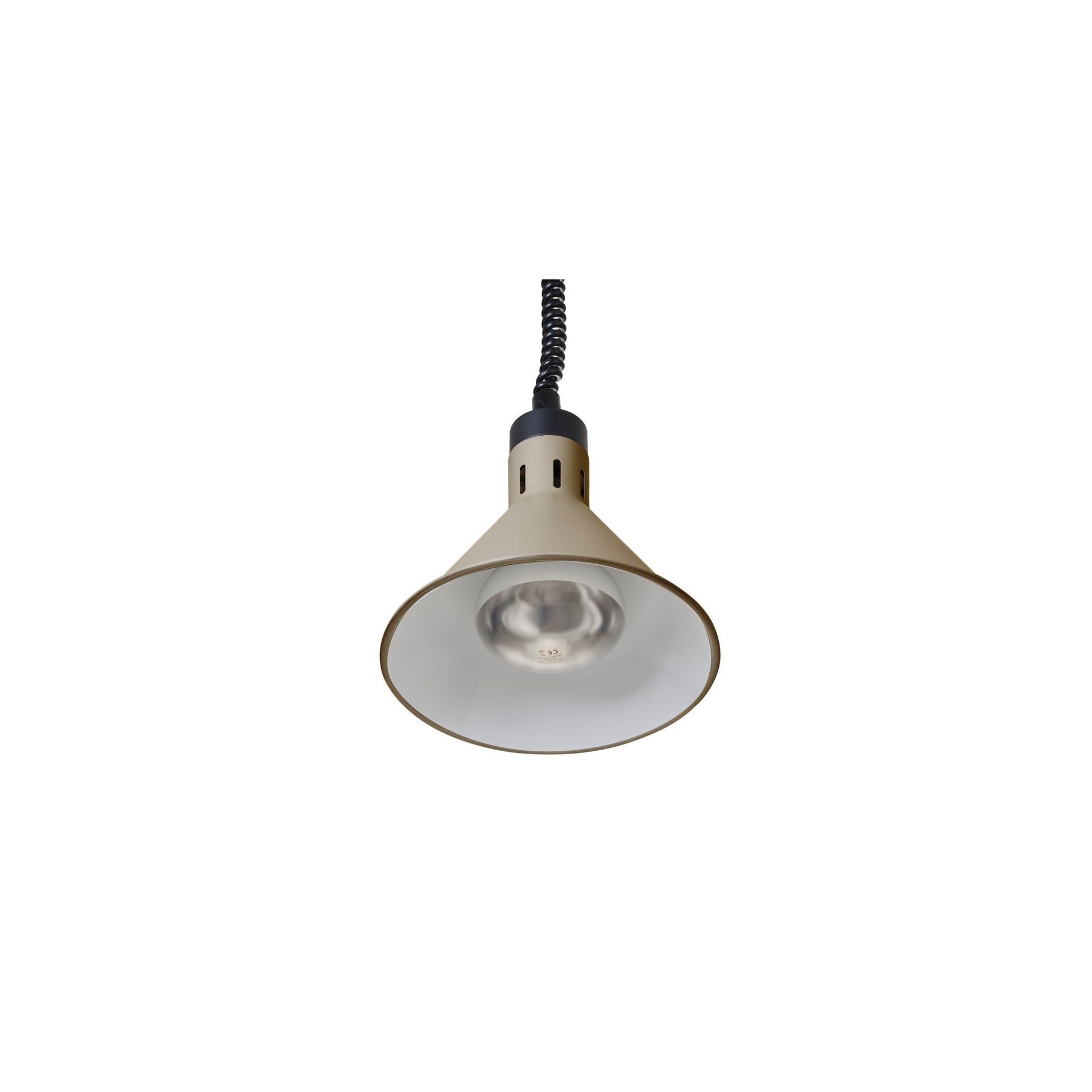 Höhenverstellbare Wärmelampe konisch, Beige, 230V/250W, ⌀275x(H)250mm Höhenverstellbare Wärmelampe konisch, Beige, 230V/250W, ⌀275x(H)250mm