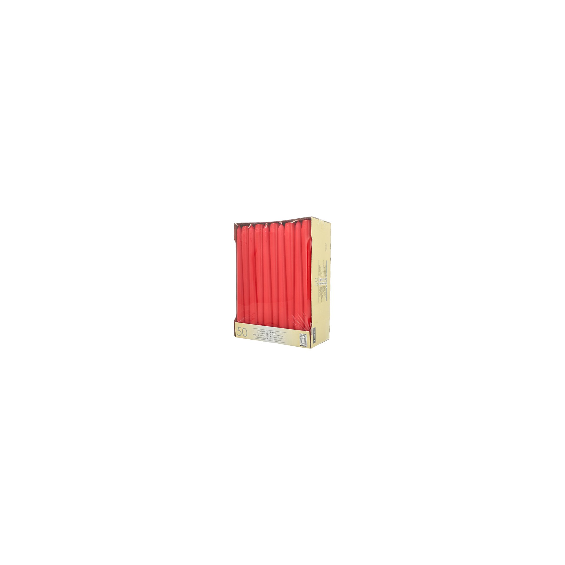 Leuchterkerzen Ø 2,2 cm · 25 cm rot