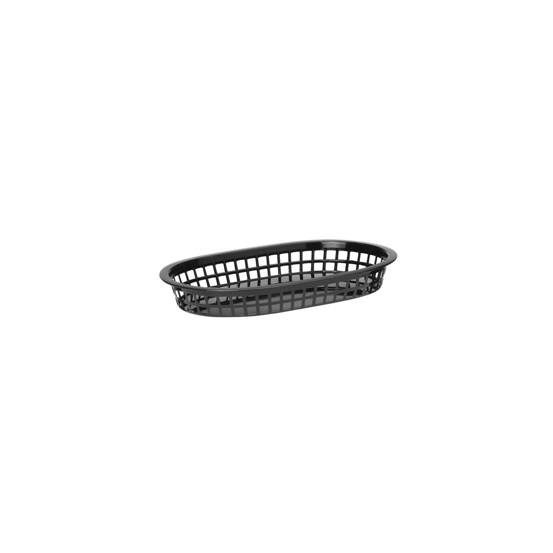 Servierkörbe im Fastfood-Stil, Schwarz 272x175x(H)38mm Servierkörbe im Fastfood-Stil, Schwarz 272x175x(H)38mm