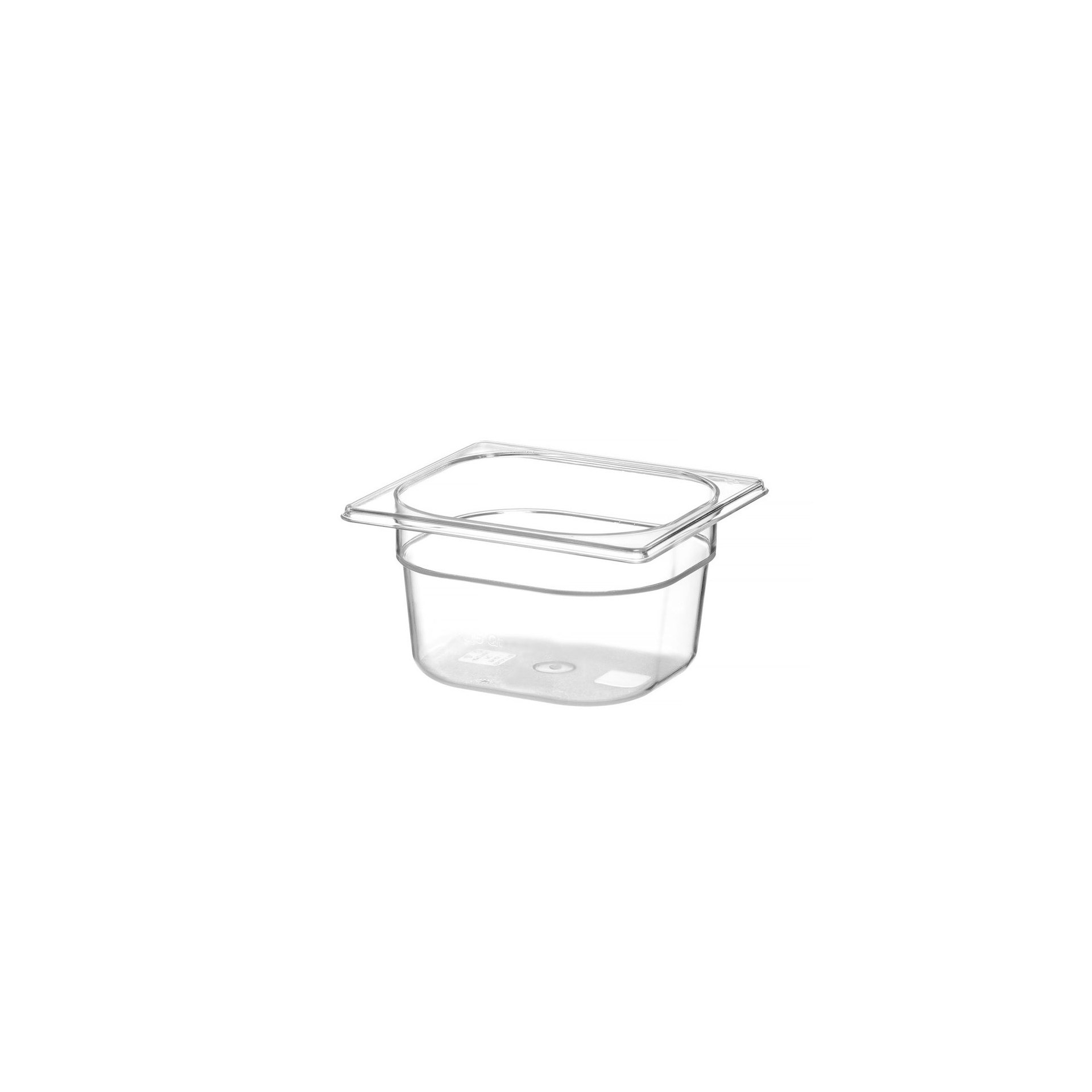 Gastronorm-Behälter 1/6, Profi Line, GN 1/6, 1,6L, Transparent, 176x162x(H)100mm Gastronorm-Behälter 1/6, Profi Line, GN 1/6, 1,6L, Transparent, 176x162x(H)100mm