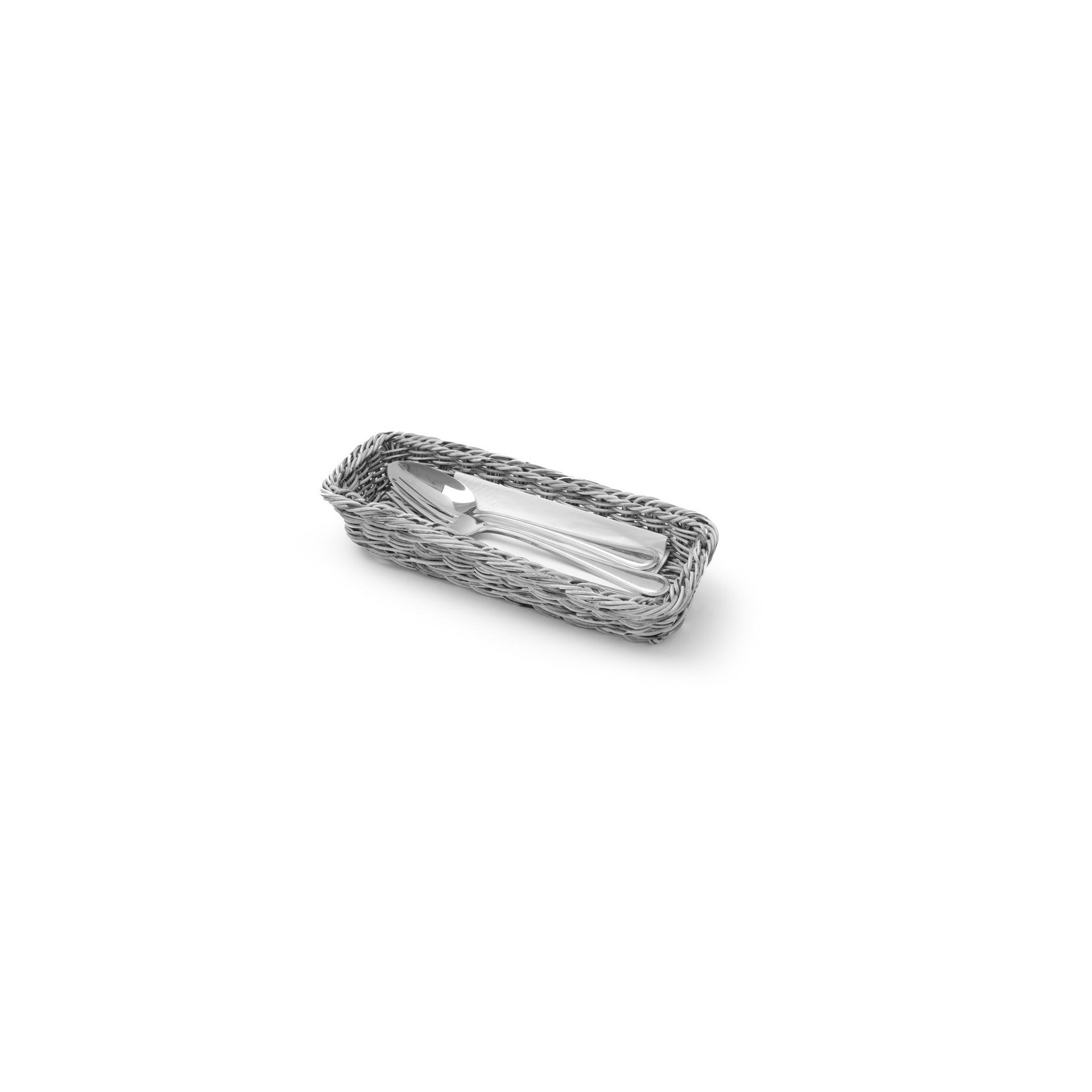 Besteckkorb, Hellgrau, 270x100x(H)45mm Besteckkorb, Hellgrau, 270x100x(H)45mm