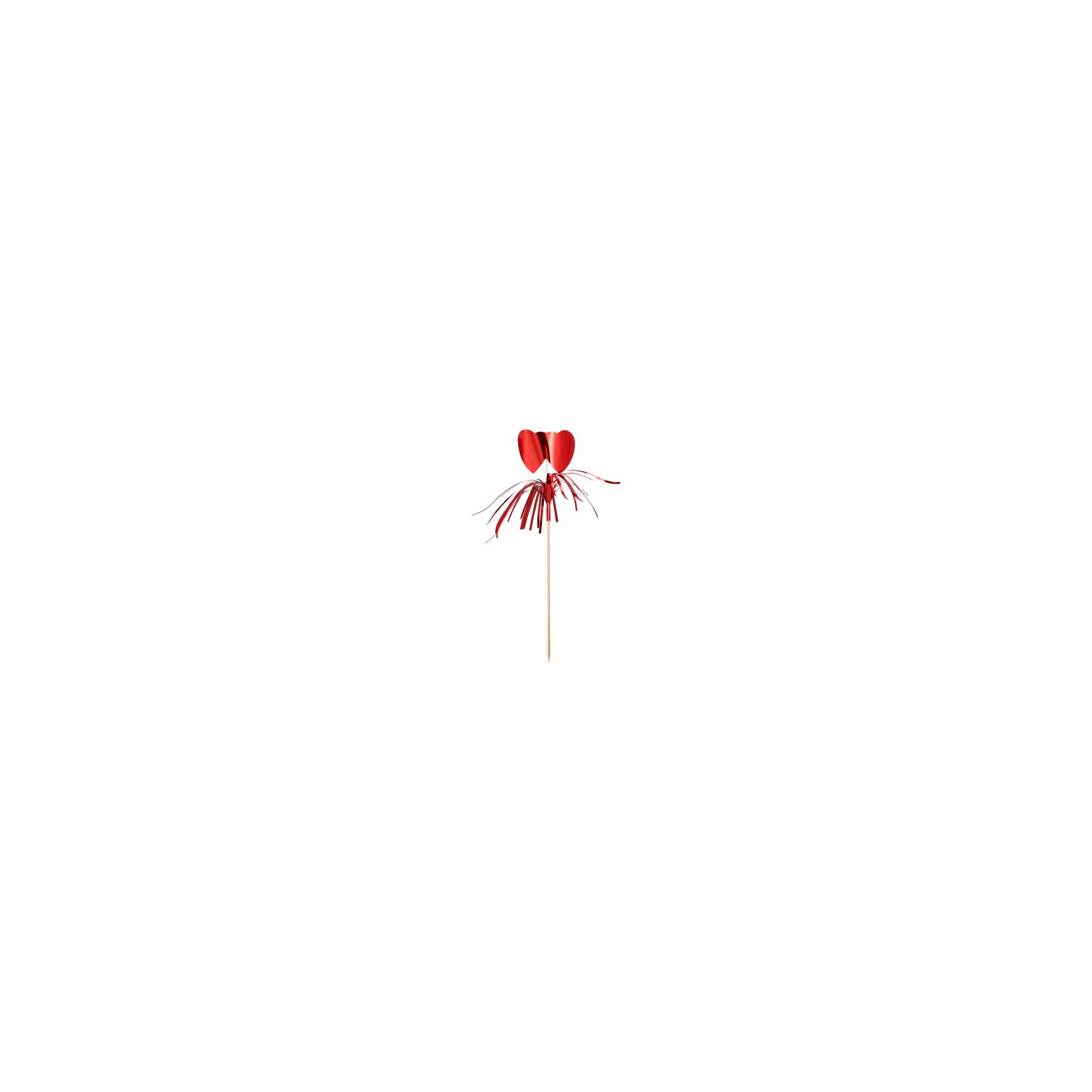 Deko-Picker 22 cm rot "Amore"