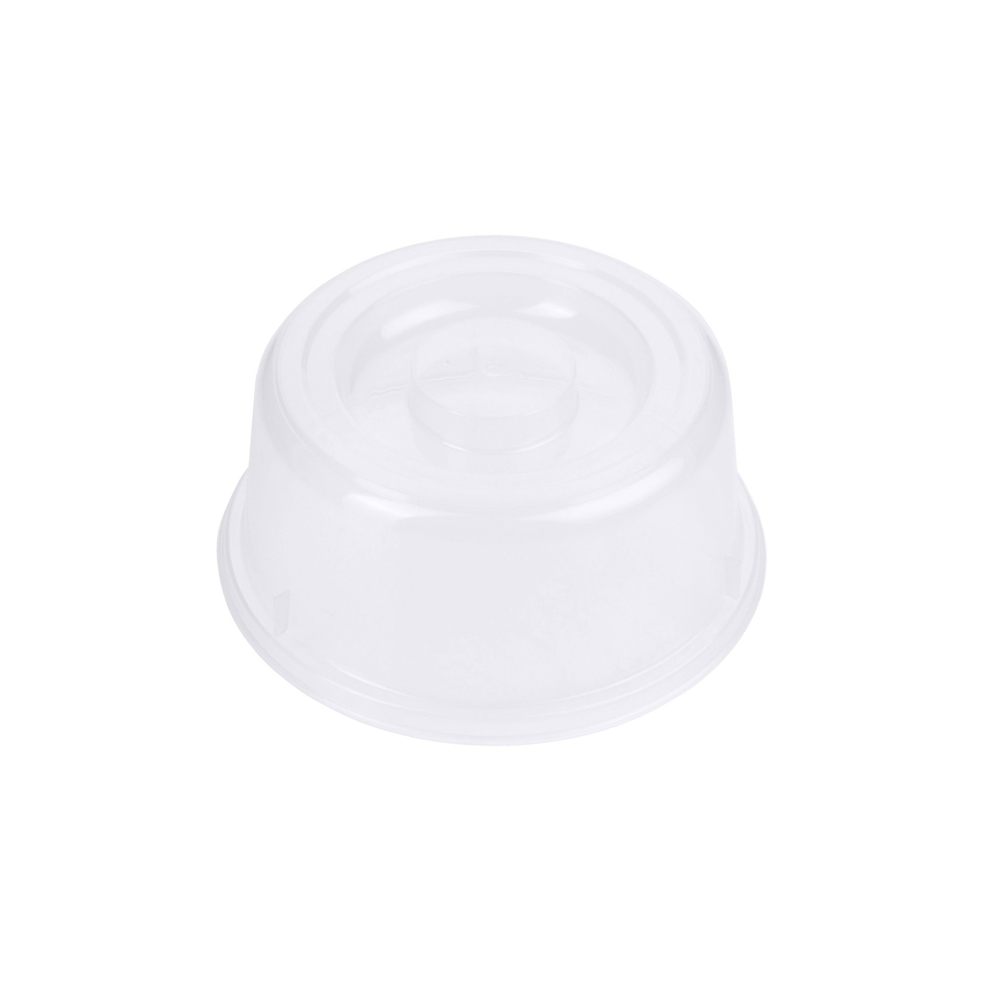 Tellerglocke, transparent-weiß 19 cm Tellerglocke, transparent-weiß 19 cm