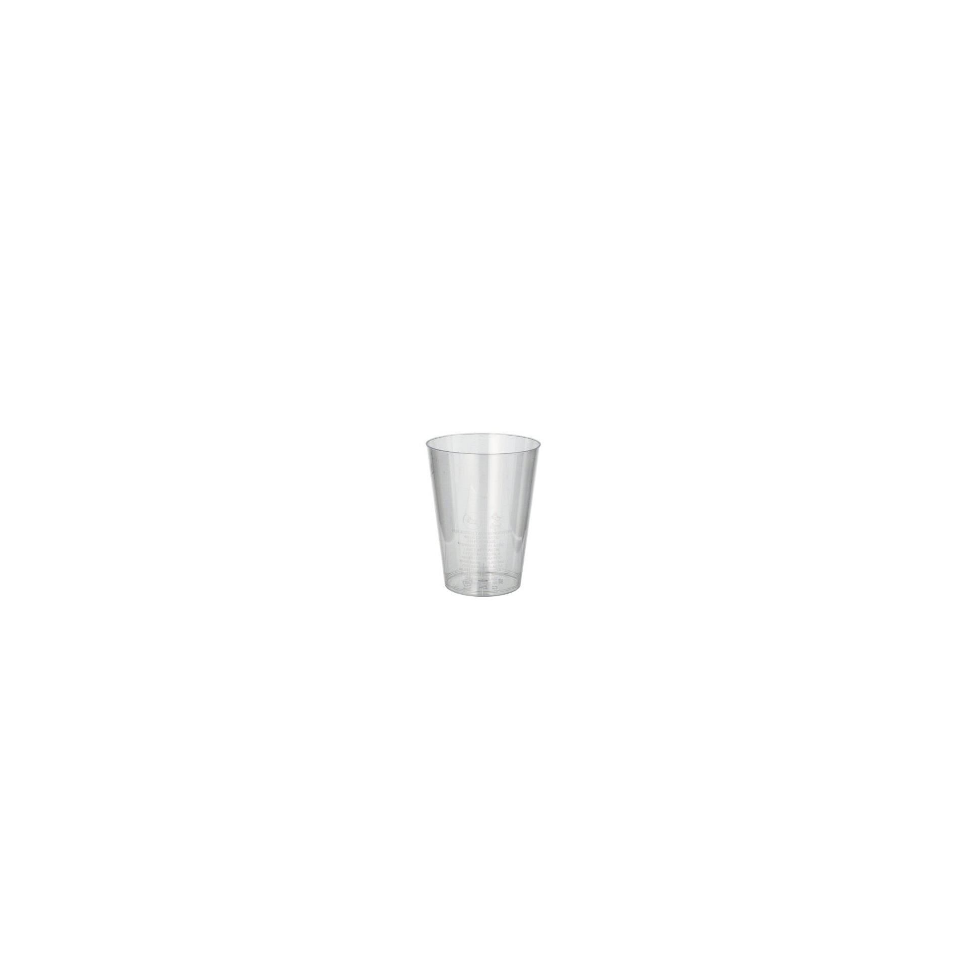 Trinkbecher, PS 0,2 l Ø 7,5 cm · 9,7 cm glasklar Trinkbecher, PS 0,2 l Ø 7,5 cm · 9,7 cm glasklar