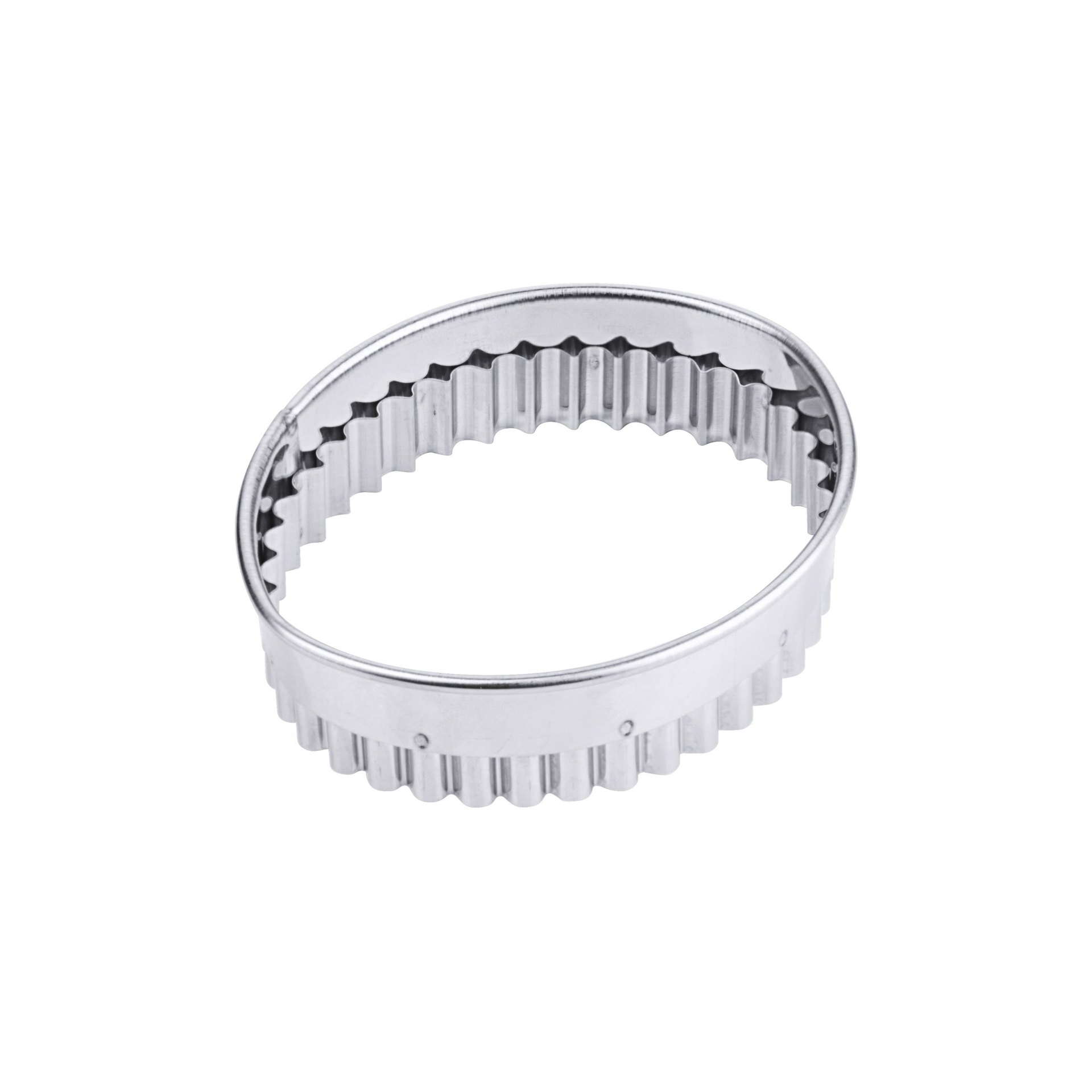 Ausstecher, oval, gezackt 3 cm