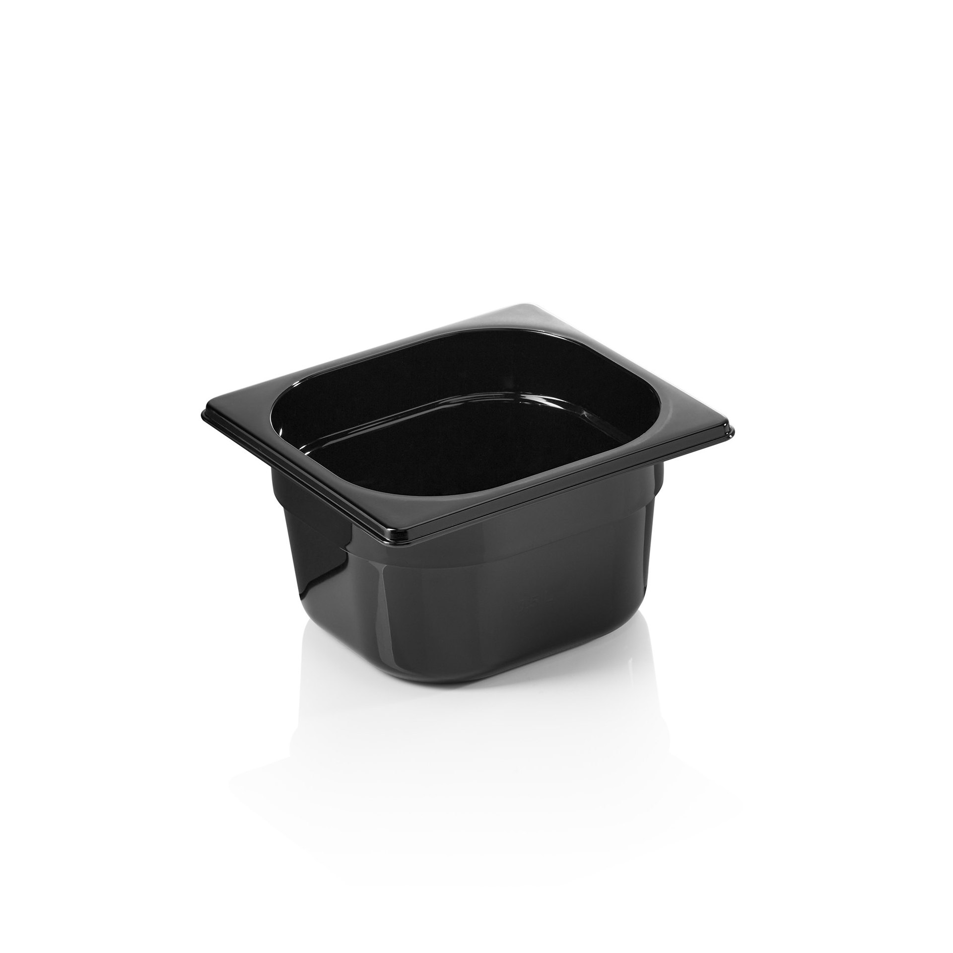 GN Behälter GN 96 BLACK 1/6-100 mm, schwarz, Polycarbonat