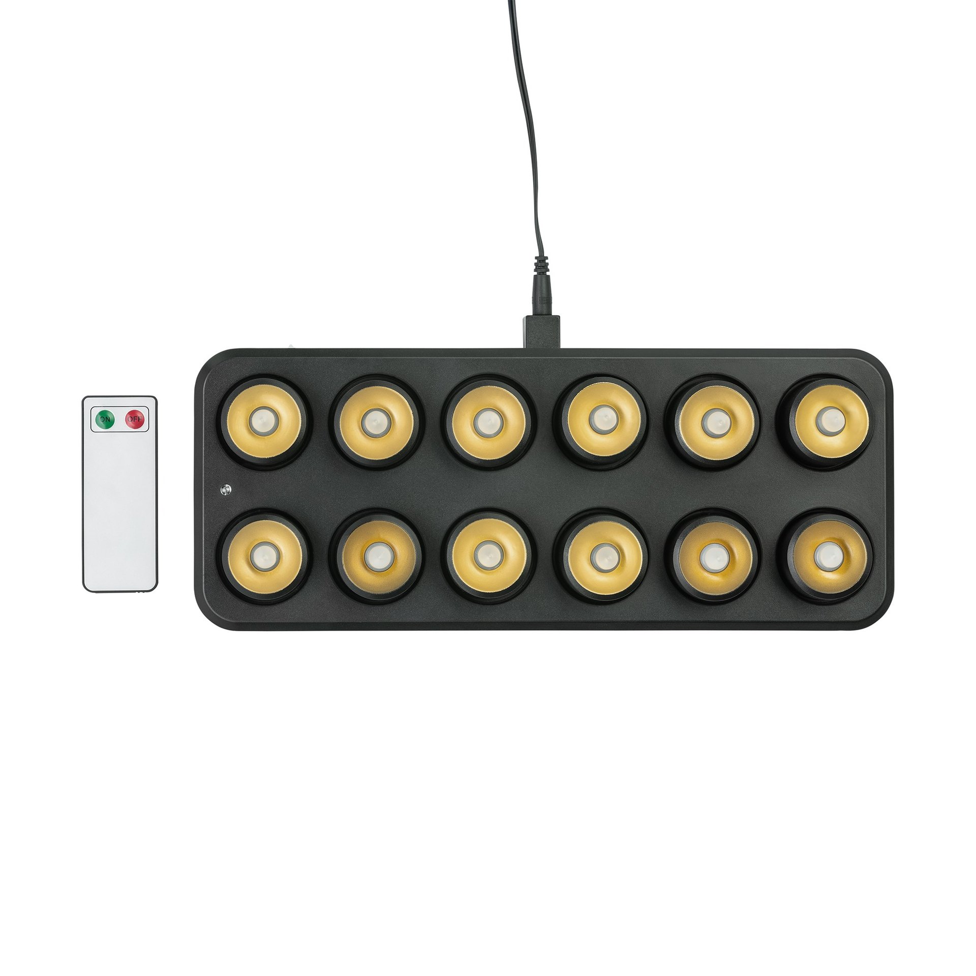 LED Teelichter YUYU, 30 x 14 x 3 cm, wiederaufladbar LED Teelichter YUYU, 30 x 14 x 3 cm, wiederaufladbar