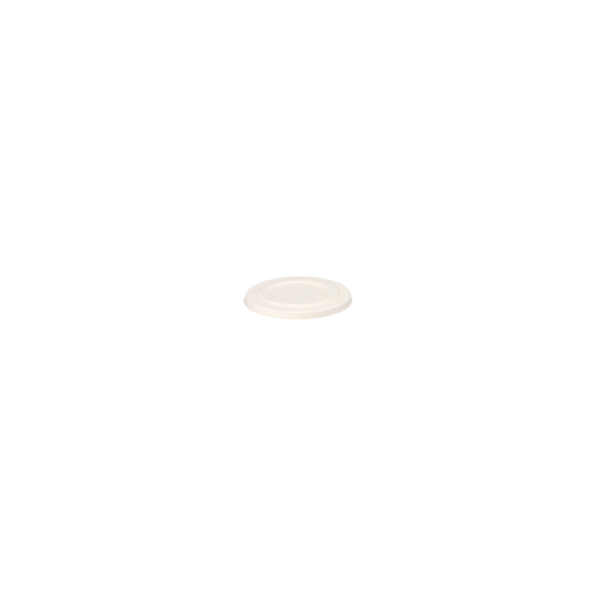 Deckel für Suppenbecher, Zuckerrohr "pure" rund Ø 14 cm weiss Deckel für Suppenbecher, Zuckerrohr "pure" rund Ø 14 cm weiss