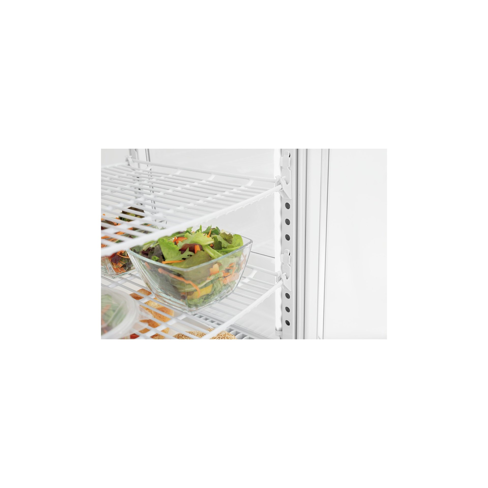Mini-Kühlvitrine 75L2T weiß Mini-Kühlvitrine 98L2T weiß