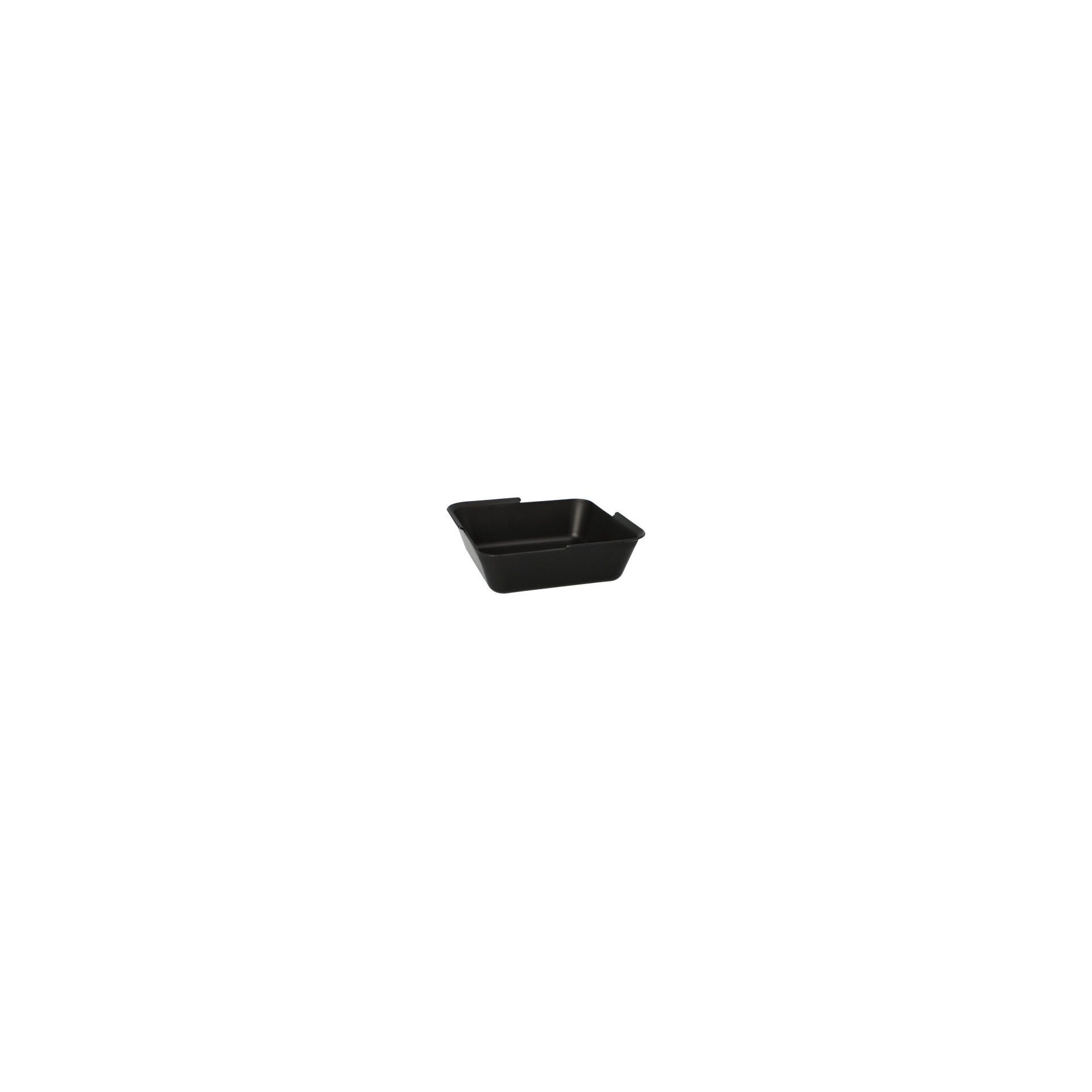 "Circulware" Mehrweg-Schalen Mix & Match eckig 4,7 cm x 15,6 cm x 15,6 cm schwarz