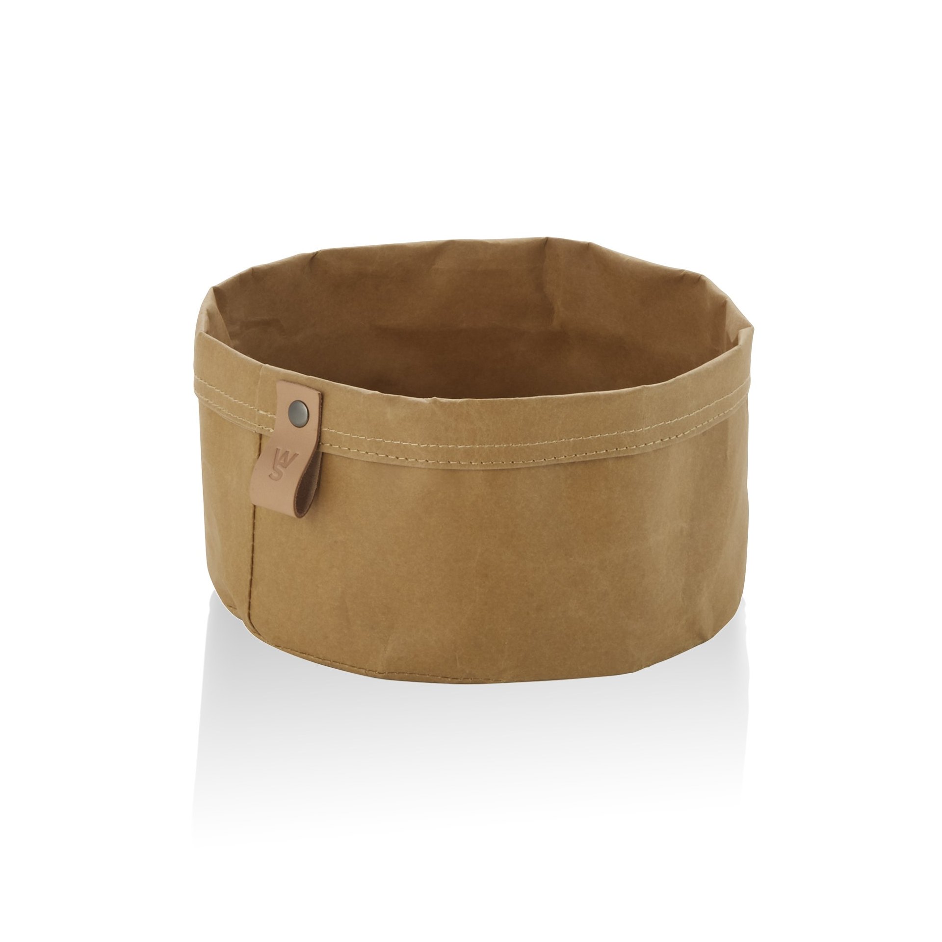 Brottasche CRAFT & CRUMBLE, Ø 20 cm, Höhe 13 cm, khaki, Kraft Paper