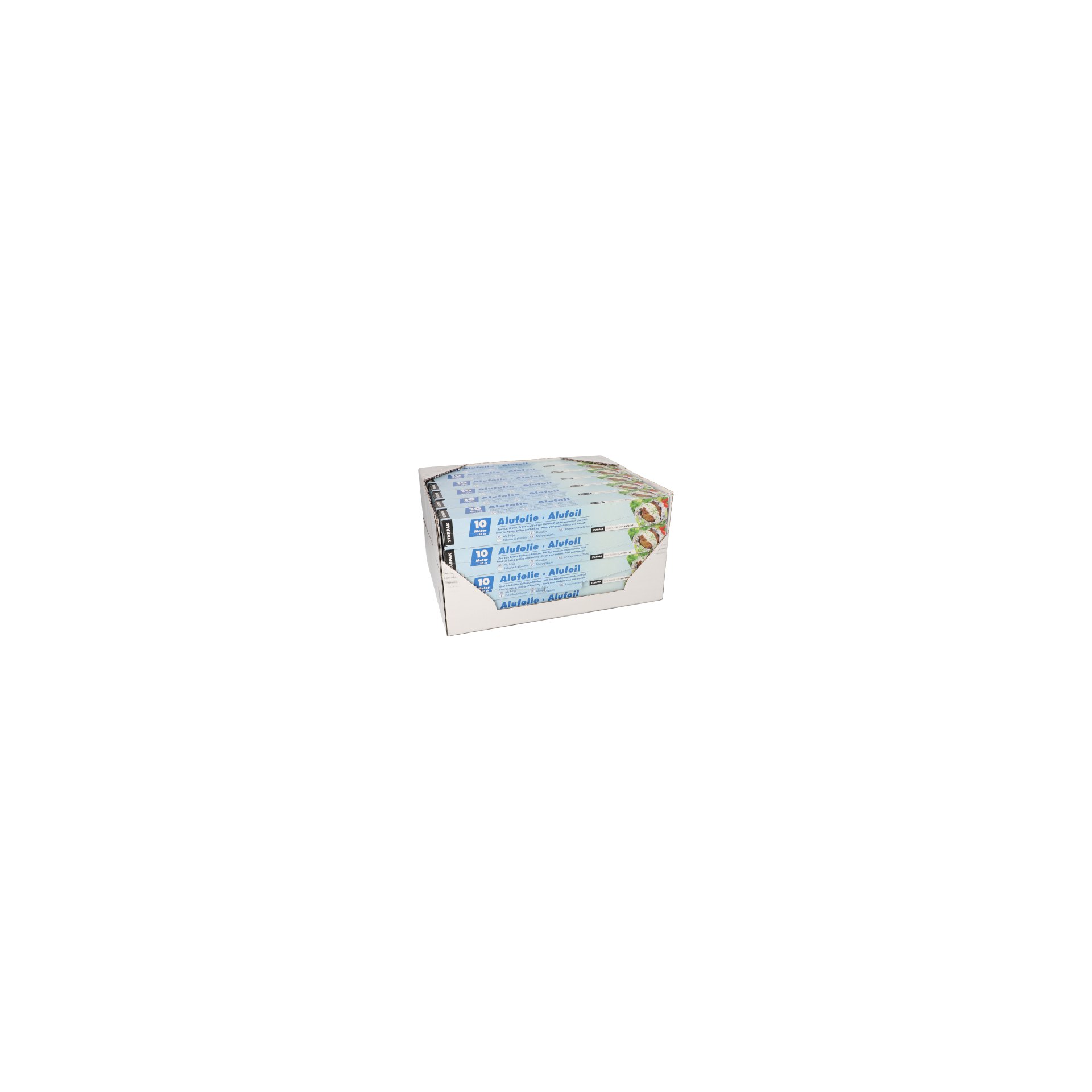 Alufolie 10 m x 30 cm in Faltschachtel