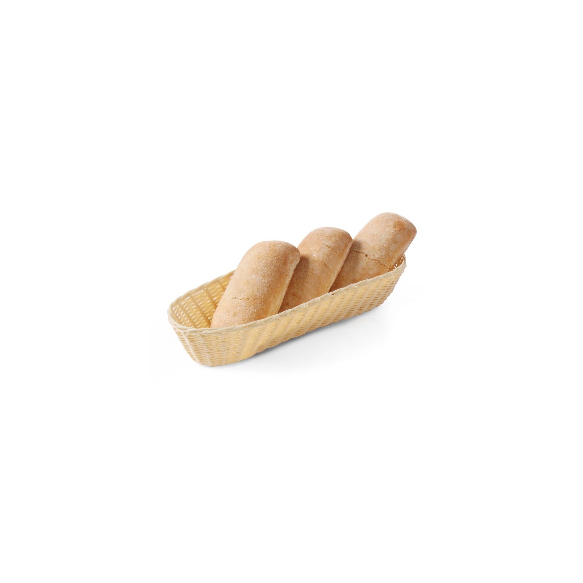 Brotkorb - oval, 375x140x(H)70mm