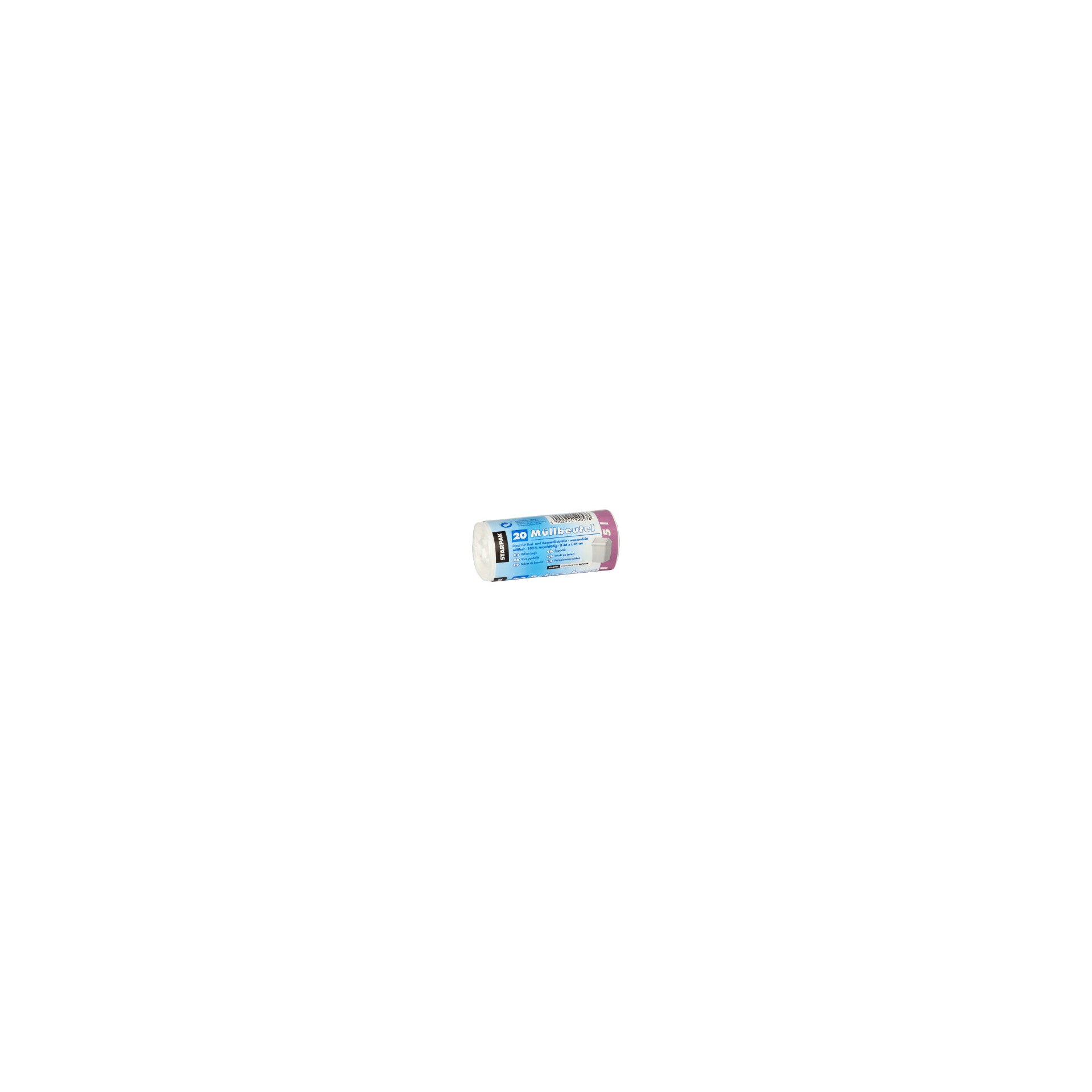 Müllbeutel, LDPE 5 l 44 cm x 36 cm weiss 16 my