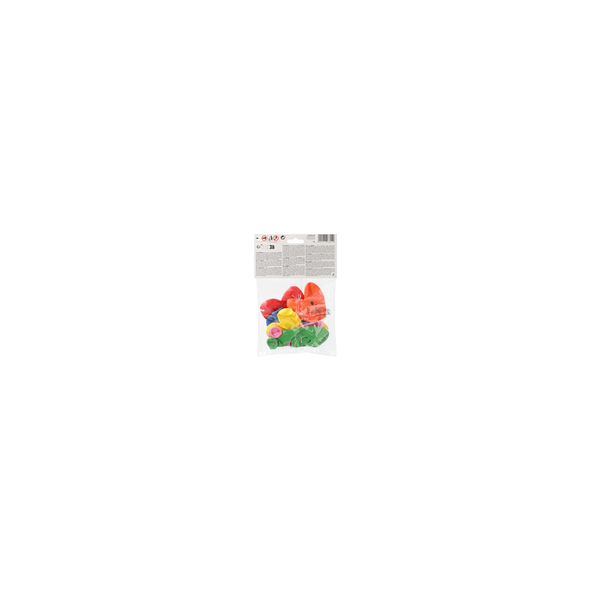 Luftballons Ø 28 cm farbig sortiert "Heart - Blinky" large