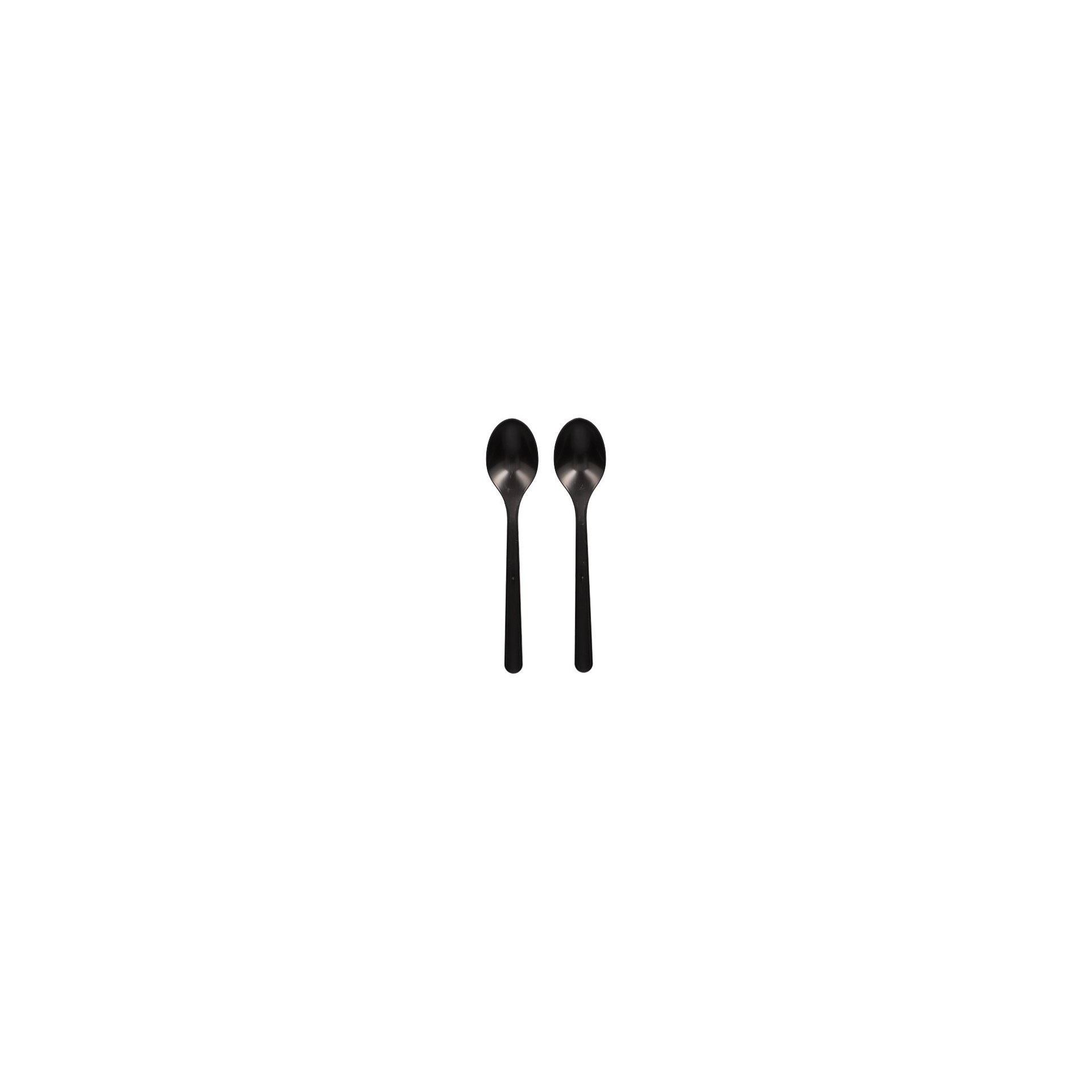 "Circulware" Mehrweg-Löffel PP-MF 18,5 cm schwarz extra stabil