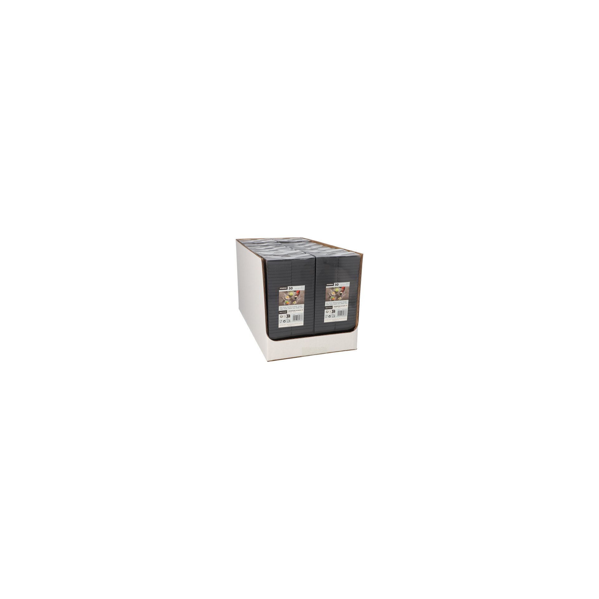 Fingerfood - Schalen, PS eckig 50 ml 5 cm x 4,5 cm x 4,5 cm schwarz Fingerfood - Schalen, PS eckig 50 ml 5 cm x 4,5 cm x 4,5 cm schwarz