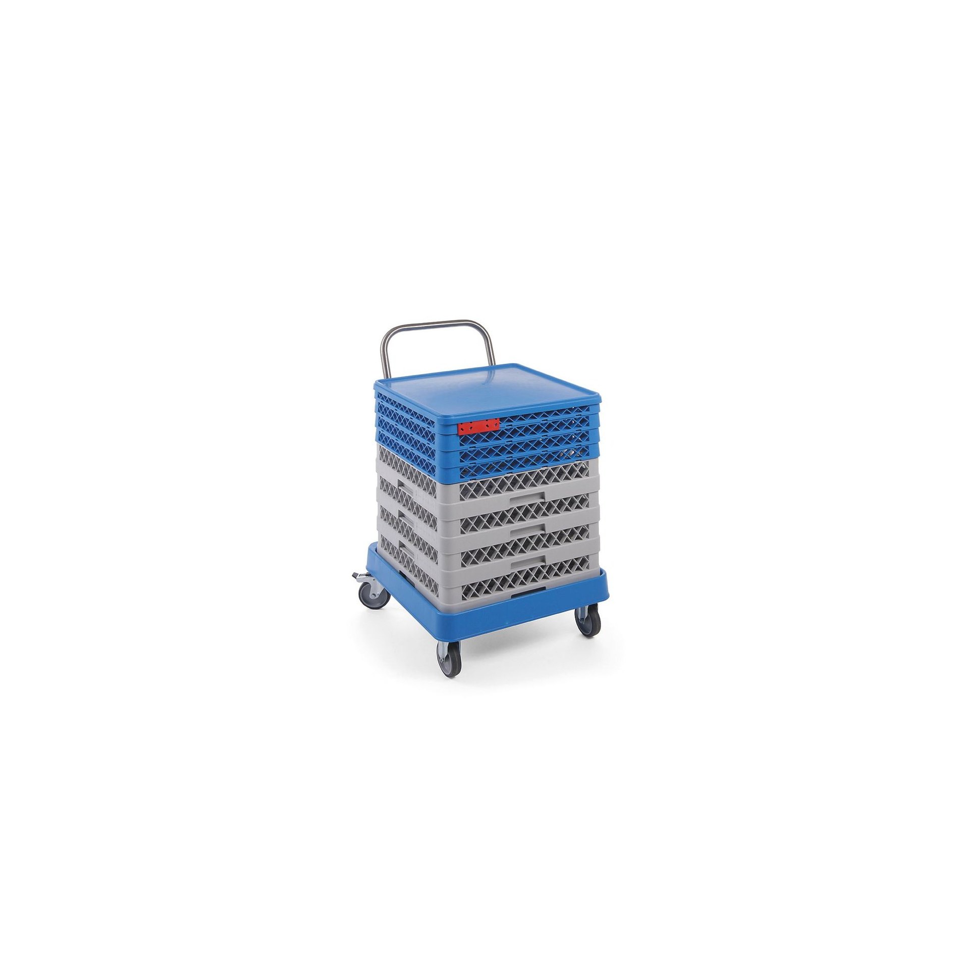 Trolley für Geschirrspülkörbe mit Griff, 575x545x(H)920mm Trolley für Geschirrspülkörbe mit Griff, 575x545x(H)920mm