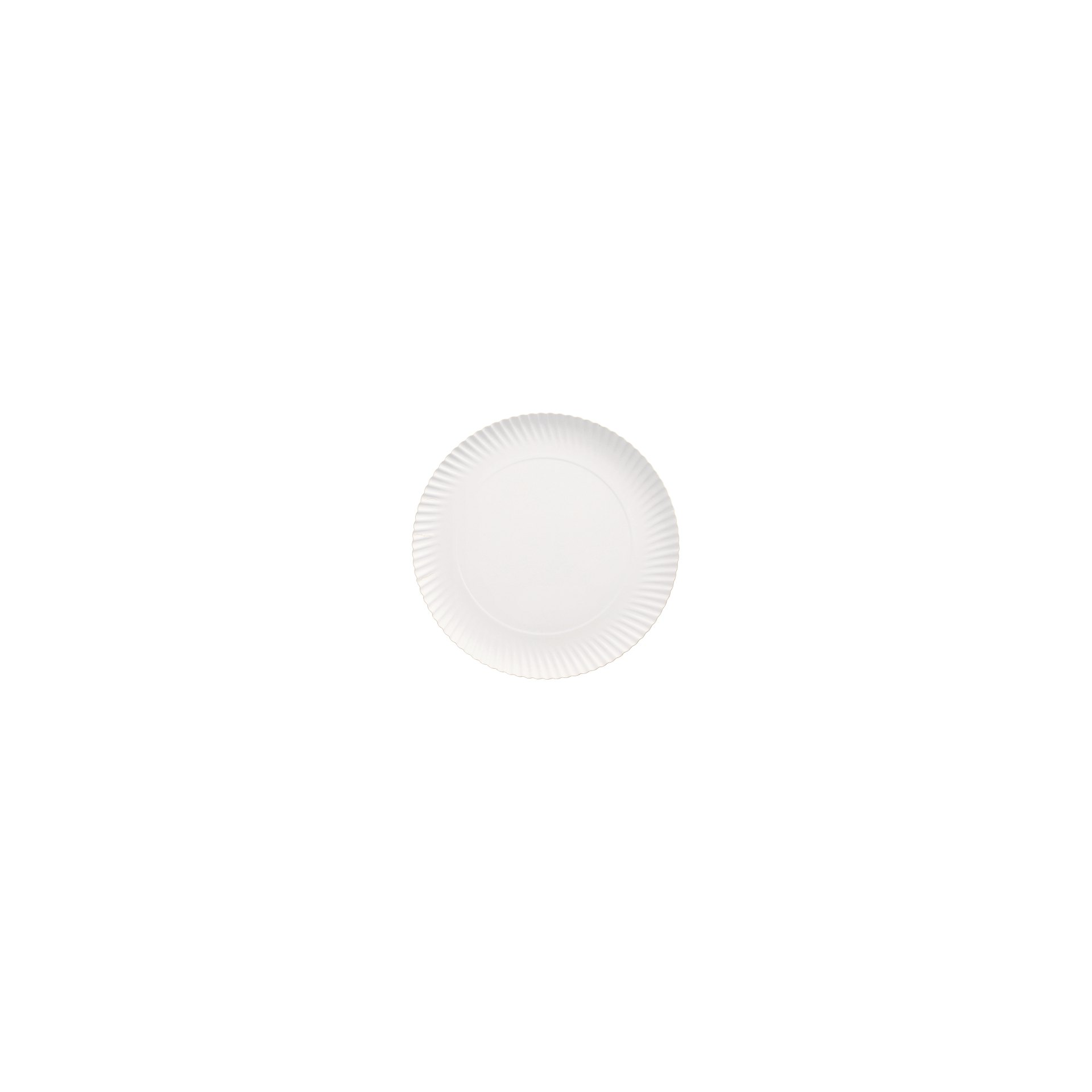 Teller, Pappe "pure" rund Ø 29 cm · 2 cm weiss