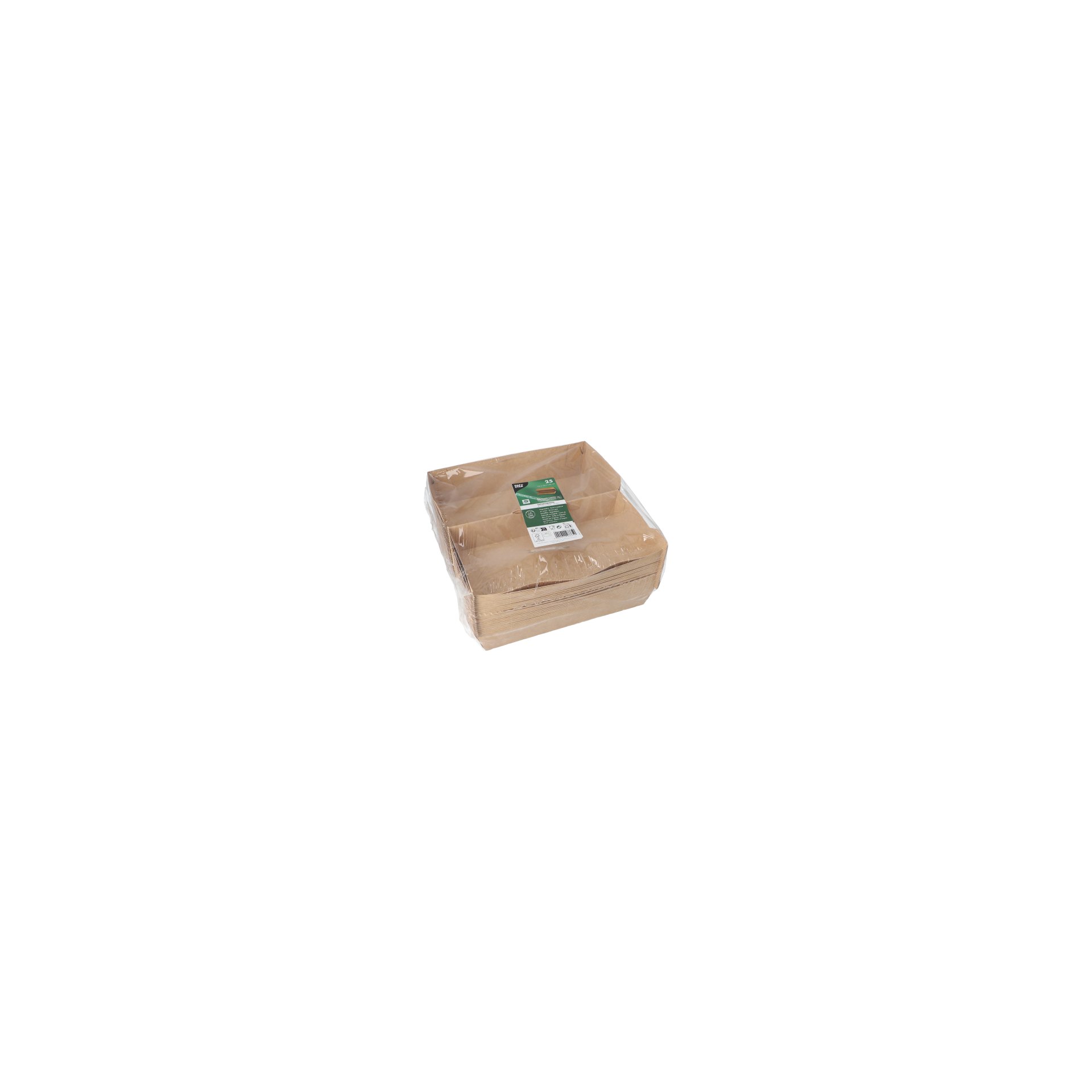 Baguetteboxen, Pappe "pure" 7,5 cm x 10,7 cm x 22 cm braun "100% Fair" groß Baguetteboxen, Pappe "pure" 7,5 cm x 10,7 cm x 22 cm braun "100% Fair" groß