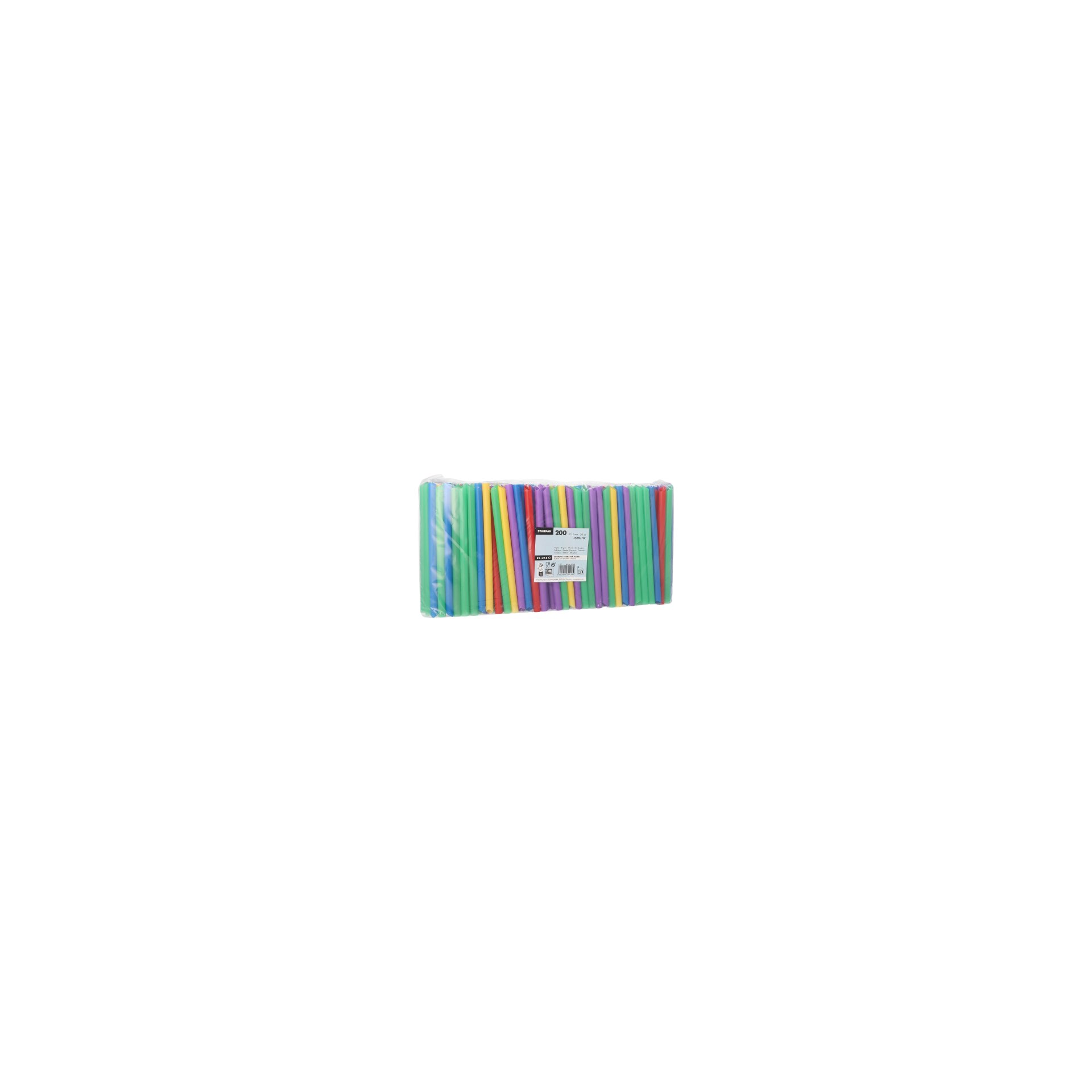 papstar-37483-mehrweg-bubble-tea-halme-pp-12mm-20cm-farbig-sortiert-einseitig-spitz-2 Mehrweg-Bubble Tea Halme PP Ø 12 mm · 20 cm farbig sortiert einseitig spitz