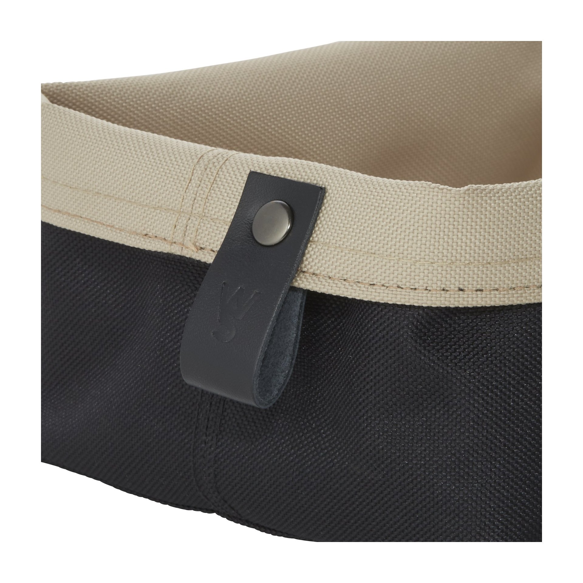 Brottasche FLIP TETRON, 20 x 14 x 9 cm, light grey/light khaki, Tetron