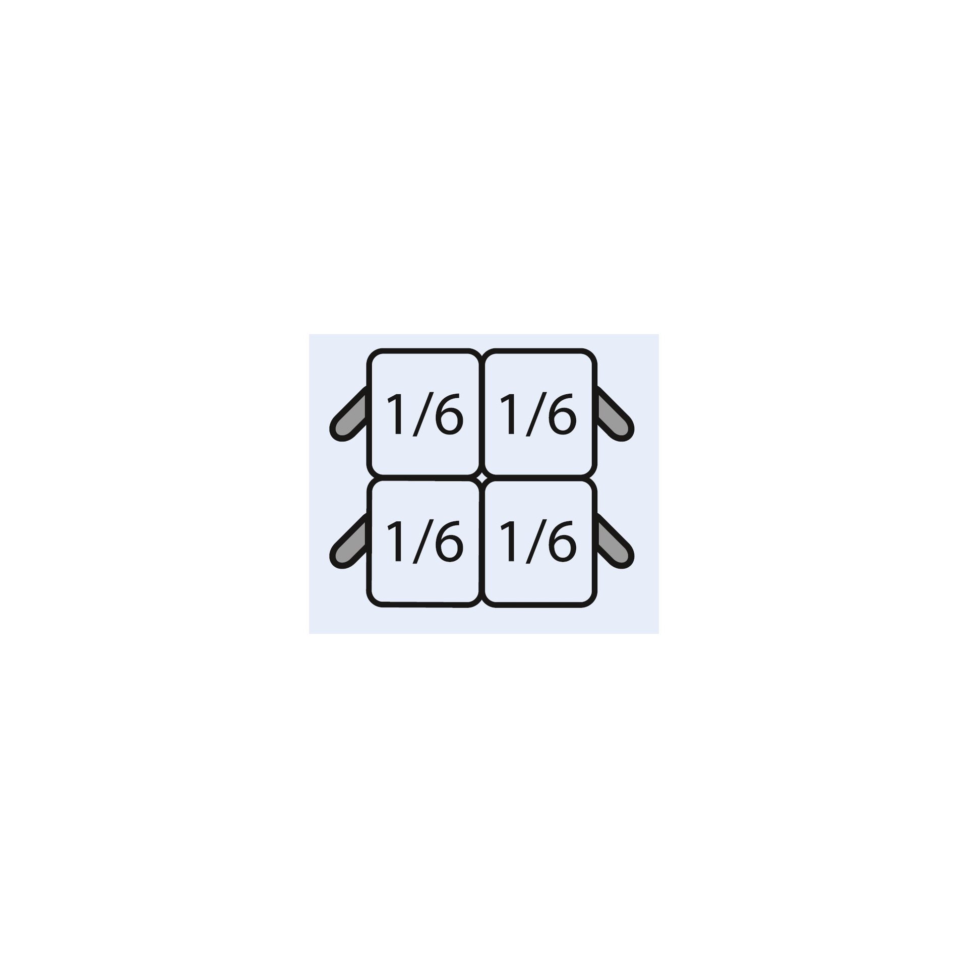 E7/CPCEXA Nudelkorb-Set: 4 x 1/6 GN