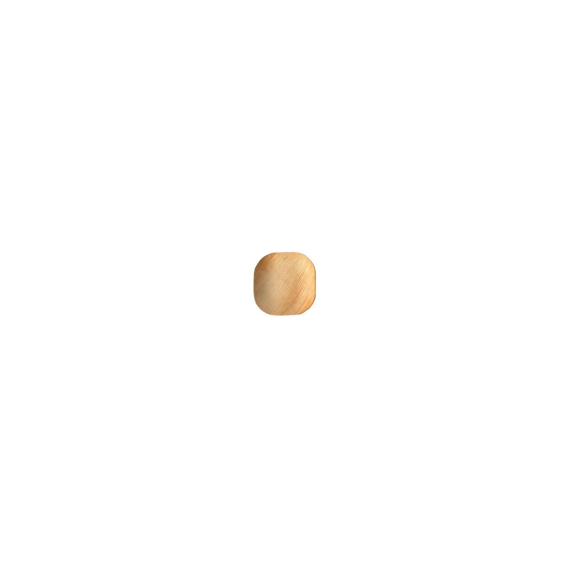 Teller, Palmblatt "pure" eckig 10 cm x 10 cm x 1,5 cm