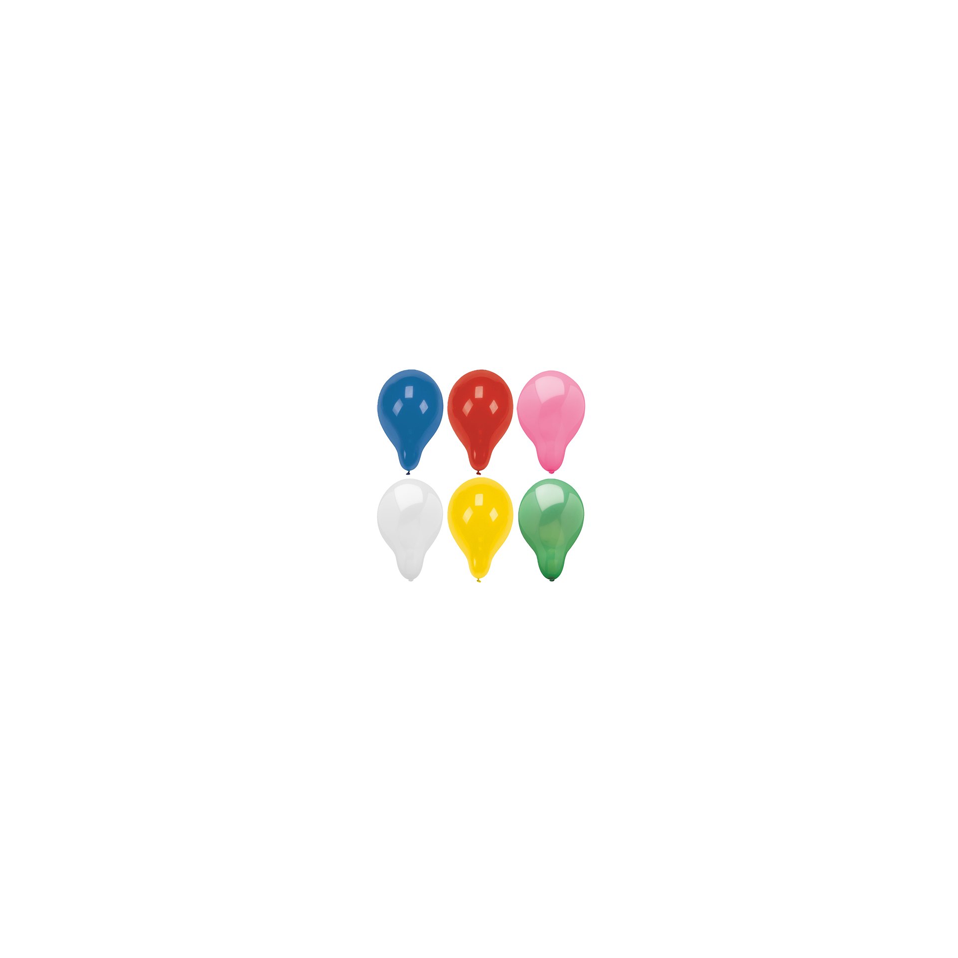 Luftballons rund Ø 25 cm farbig sortiert Luftballons rund Ø 25 cm farbig sortiert