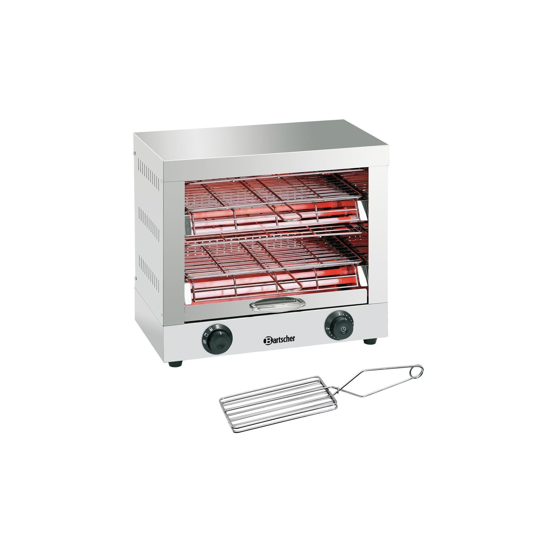 Toast- /Überbackgerät, doppelt