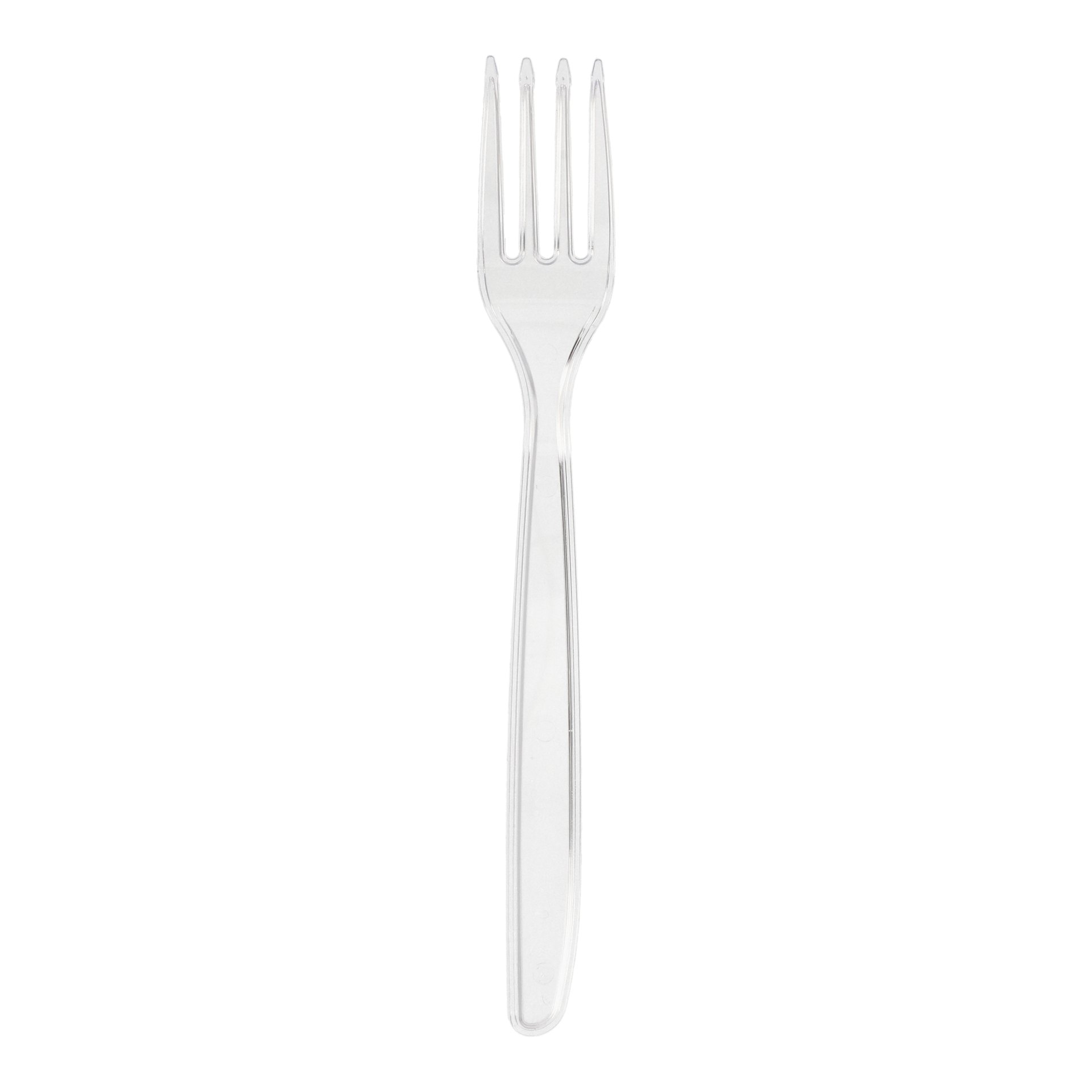Mehrweg-Gabeln 18,5 cm transparent Mehrweg-Gabeln 18,5 cm transparent