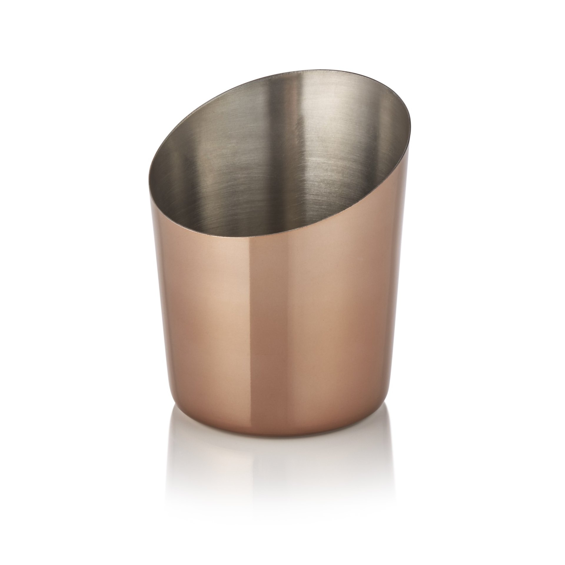Snackholder, Ø 9 cm, glatt, PVD, Chromnickelstahl